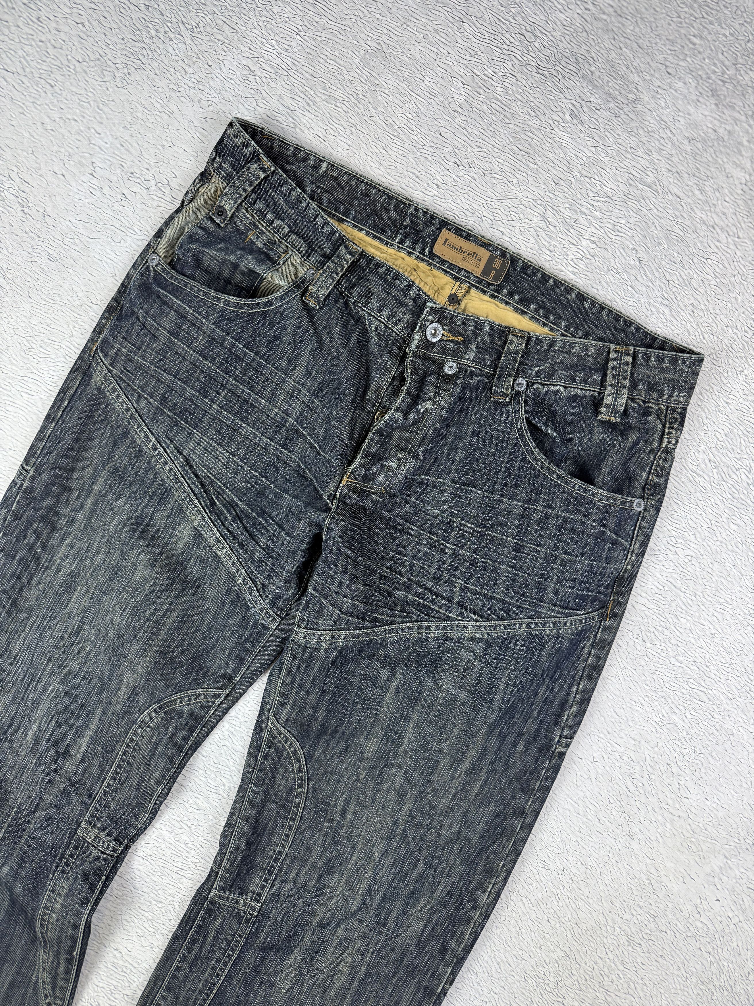 JNCO Lambretta Jeans Vintage Easy Fit Straight Leg Streetwear Size US 38 / EU 54 - 7 Thumbnail