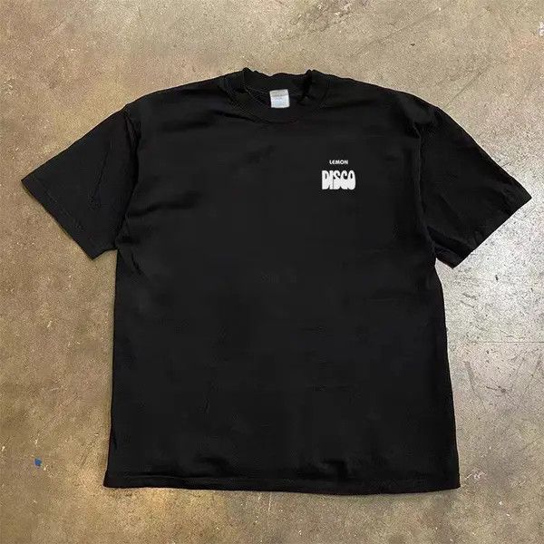 Japanese Brand Mayumi x Honji Black Loose Casual Short Sleeve T-Shirt Size US M / EU 48-50 / 2 - 8 Thumbnail