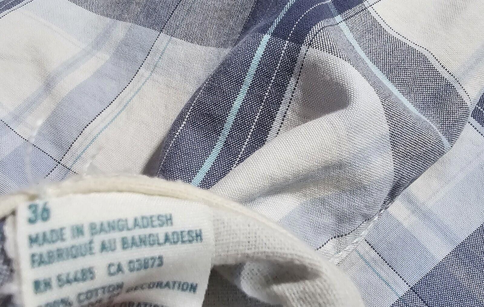 Designer American Eagle Prep Fit Men's 36 Blue Plaid Shorts Size US 36 / EU 52 - 5 Thumbnail