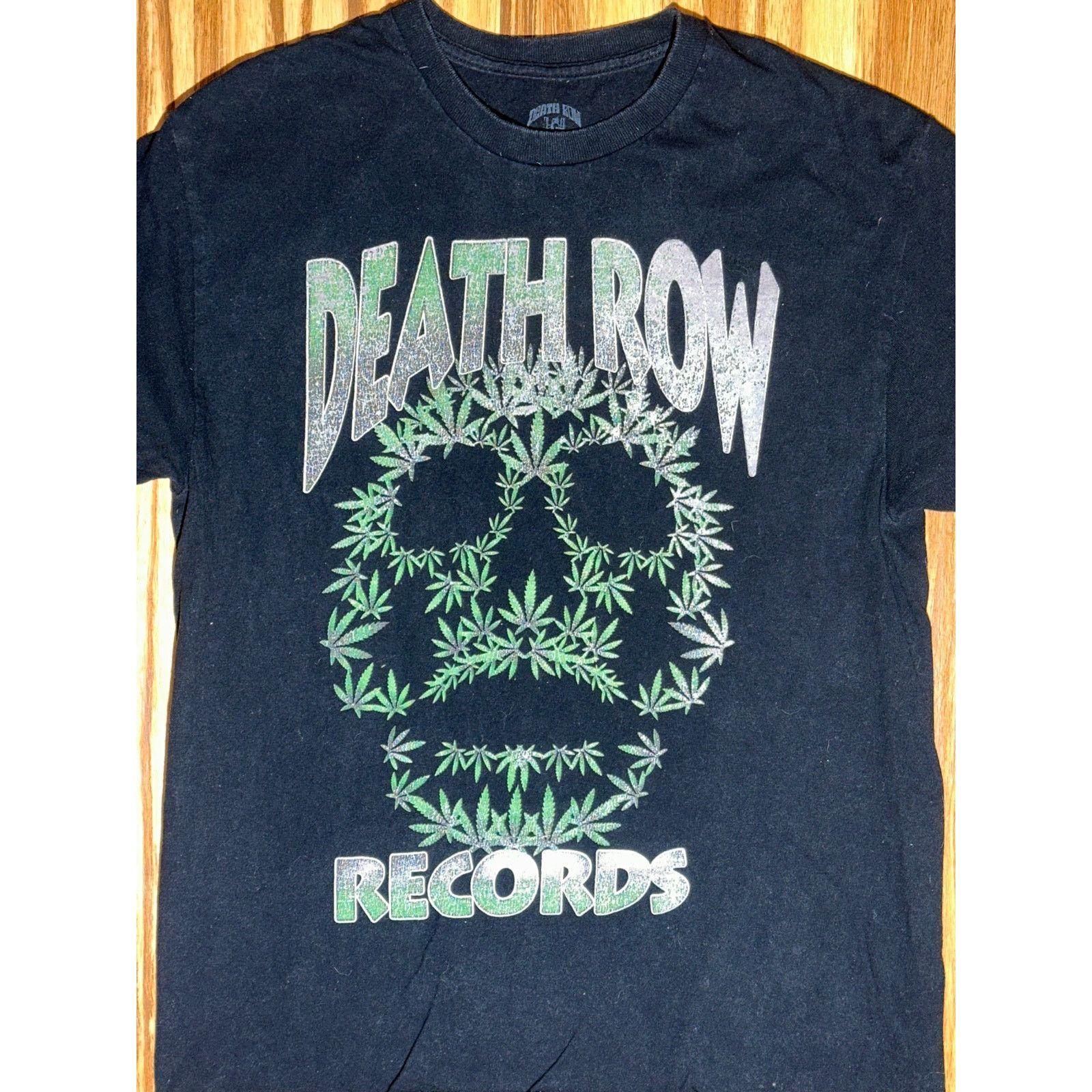 Death Row Records Black Death Row Records Marihuana Print Tshirt Size medium Size US M / EU 48-50 / 2 - 3 Thumbnail