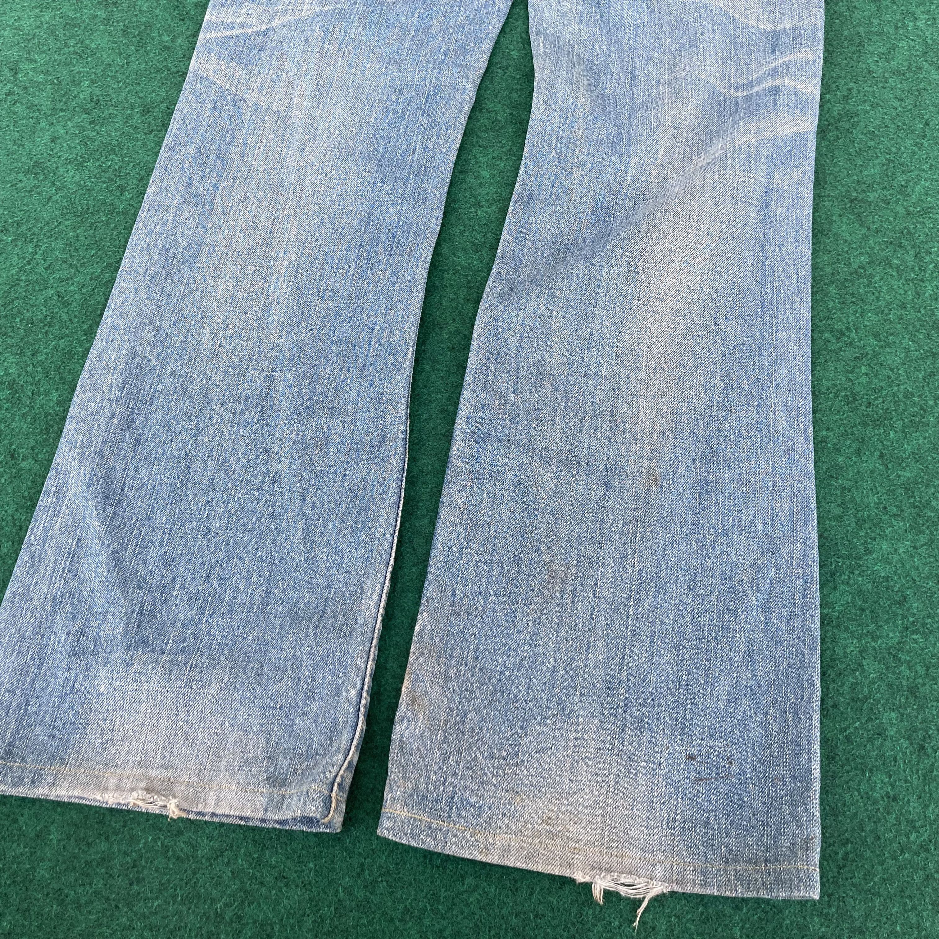Levi's × Vintage Vtg Levis 517 Ripped Denim Bootcut Flared Sz 29 Jeans Size US 29 - 10 Thumbnail