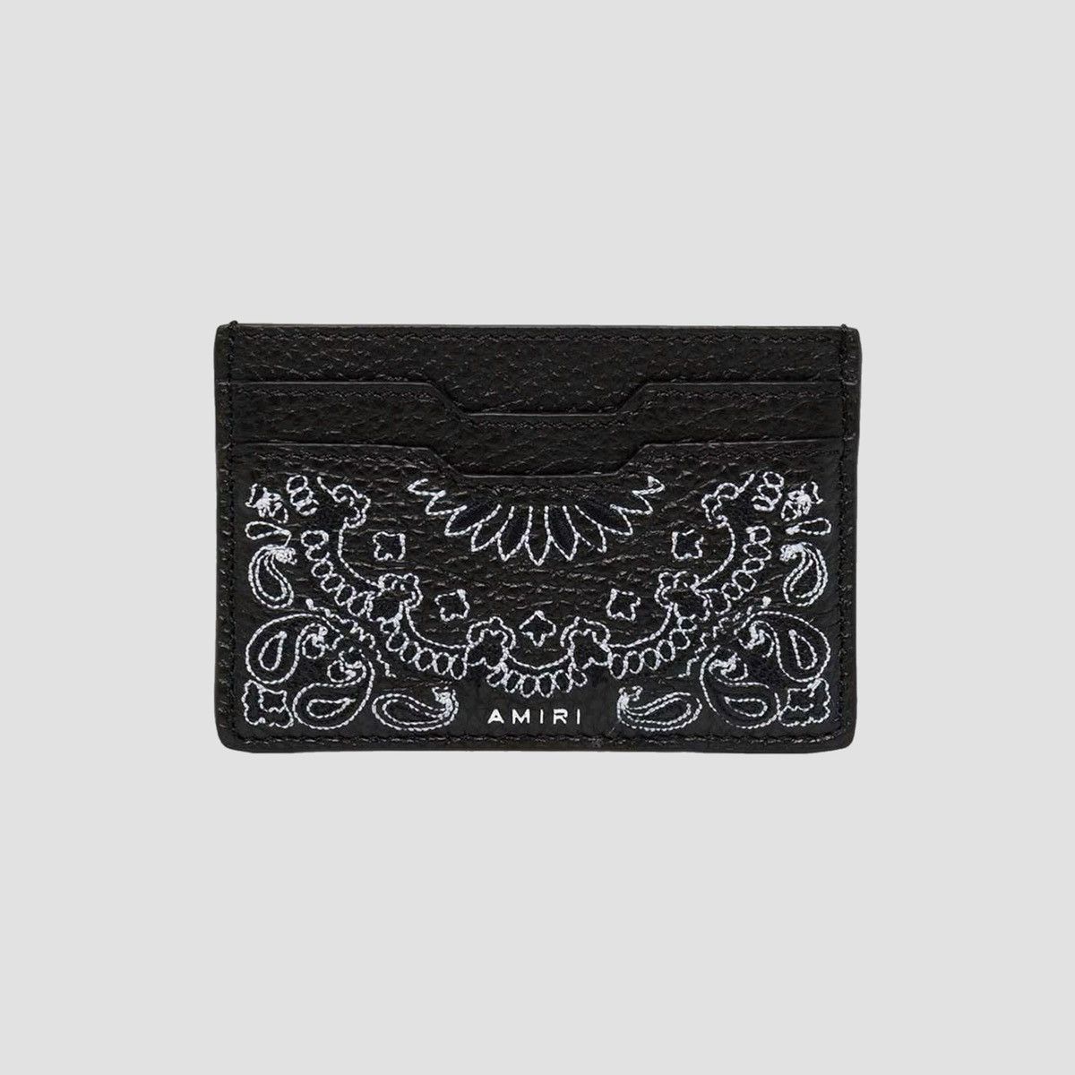 Amiri Amiri Bandana Card Holder Wallet Size ONE SIZE - 1 Thumbnail