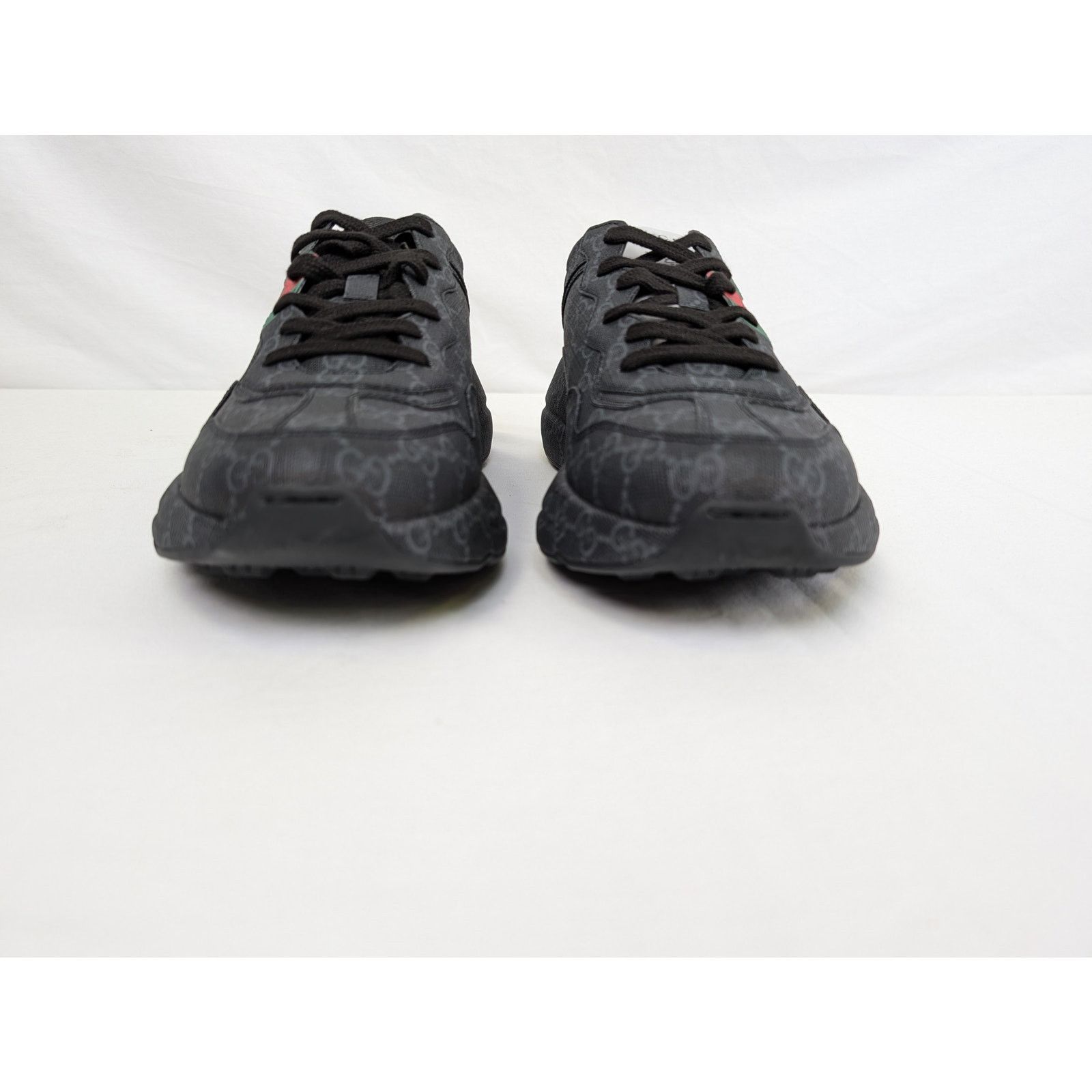 Gucci o1rshd1 Rython Sneakers in Black/Green/Red Size US 11.5 / EU 44-45 - 8 Thumbnail