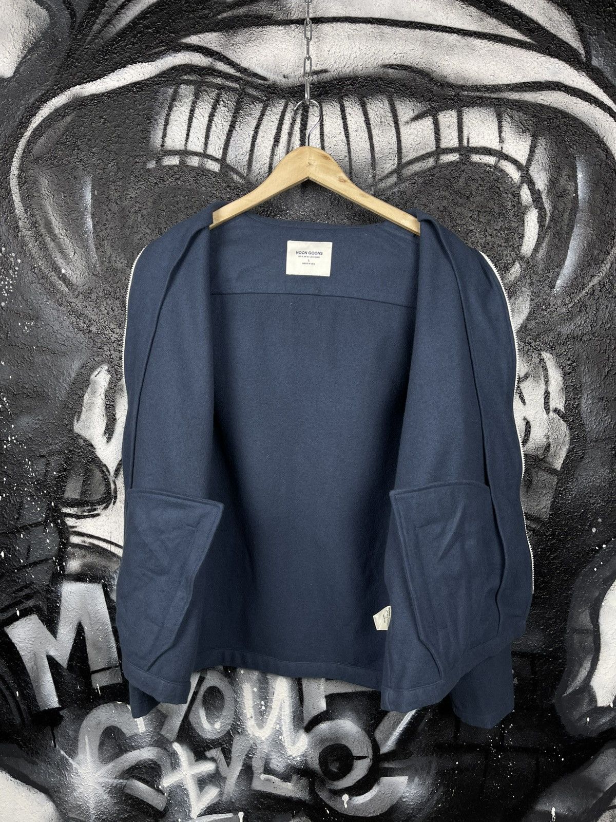 Noon Goons Noon Goons Blue Wool Full Zip Jacket Men’s Size L Size US L / EU 52-54 / 3 - 10 Thumbnail