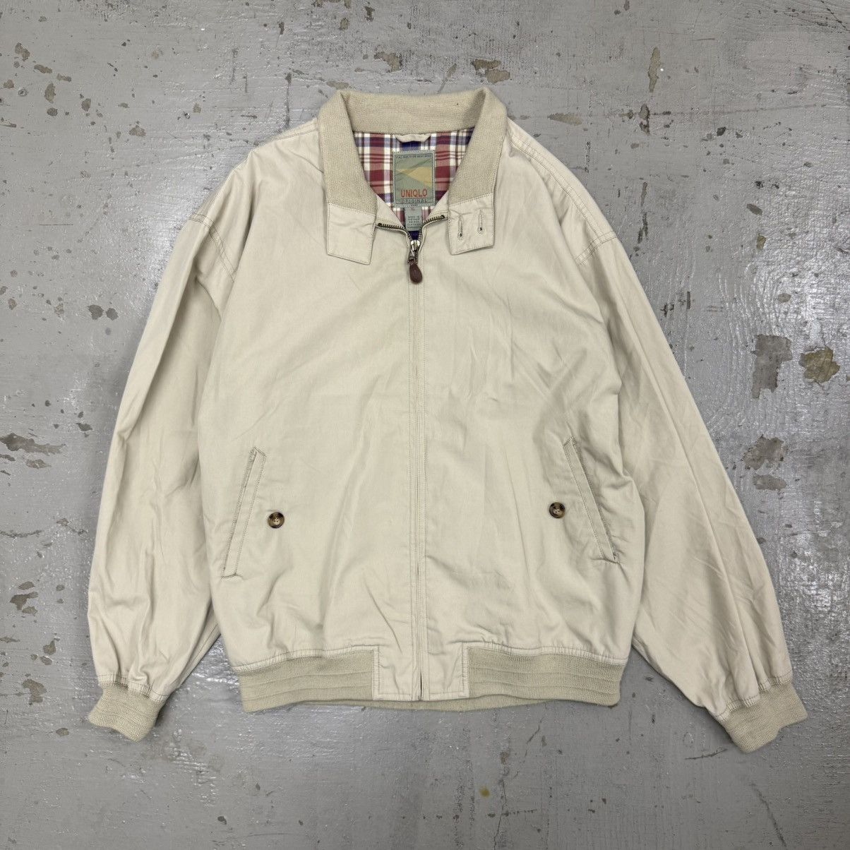 Japanese Brand Vintage Uniqlo Final Home Style Casual Stadium Jacket Size US XL / EU 56 / 4 - 1 Thumbnail