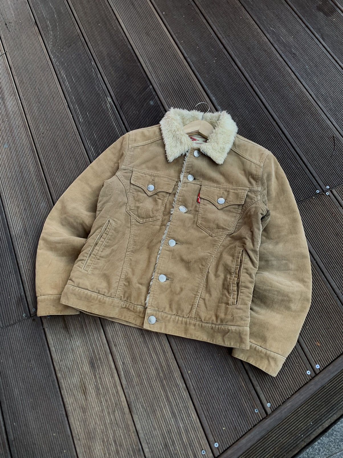 Edwin Exlusive Vintage Edwin Curduroy Fur Jacket Size US L / EU 52-54 / 3 - 1 Thumbnail