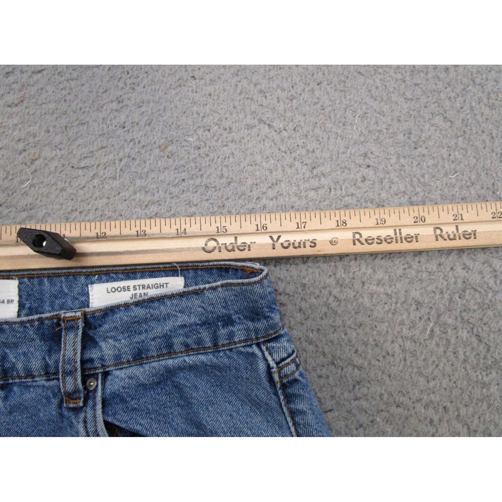 Cotton On Cotton:On Women's High-Rise Loose Straight Jeans Distressed Light Wash Size 10 Size 32" / US 10 / IT 46 - 7 Thumbnail