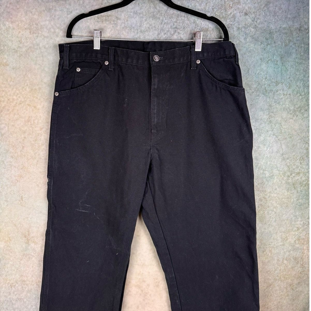 Dickies × Vintage VTG 90s Dickies Carpenter Work Pants Sz 38x29 Black Size US 38 / EU 54 - 3 Thumbnail