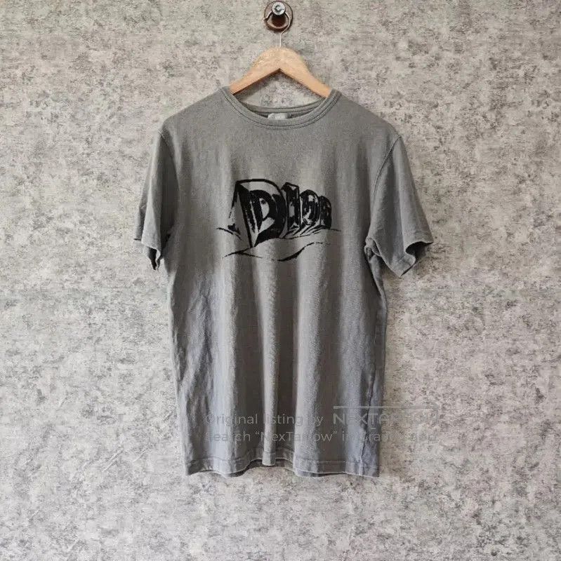 Dior Dior Gray Cotton Men's T-Shirt . Size US S / EU 44-46 / 1 - 1 Thumbnail