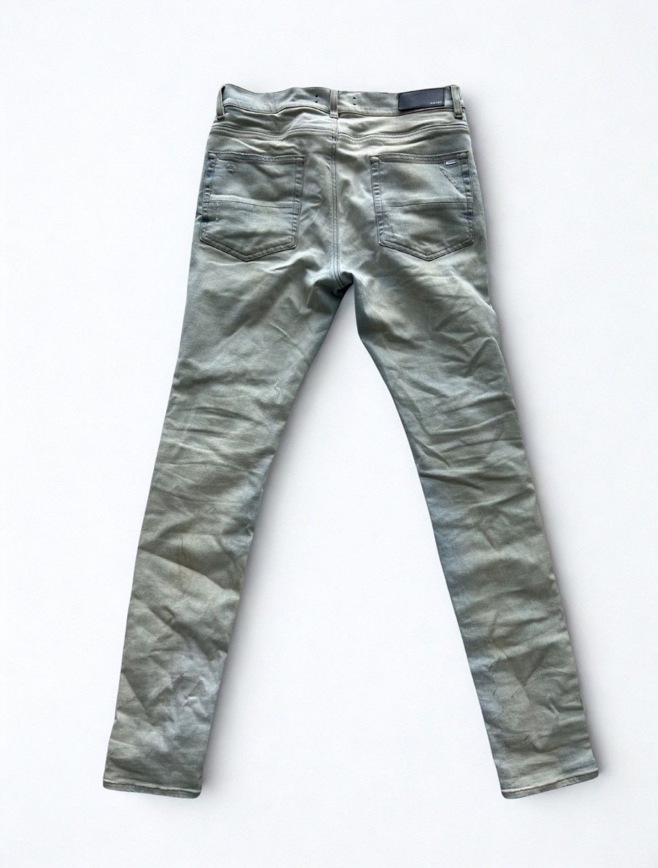 Amiri Amiri MX1 Blue Denim and Purple Watercolor Patches Size US 34 / EU 50 - 5 Thumbnail