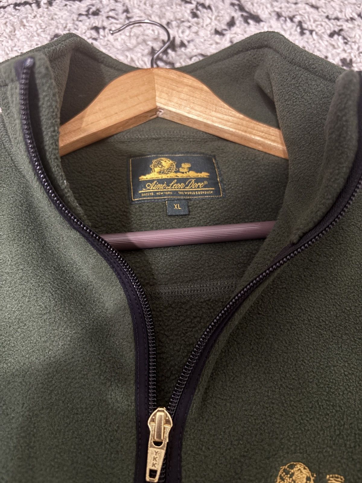 Aime Leon Dore Aime Leon Dore ALD Rain Forest Green Fleece Size XL Size US XL / EU 56 / 4 - 4 Thumbnail
