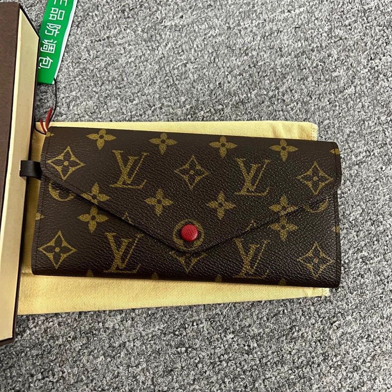 Louis Vuitton louis vuitton red bean wallet with monogram-2507 Size ONE SIZE - 2 Thumbnail