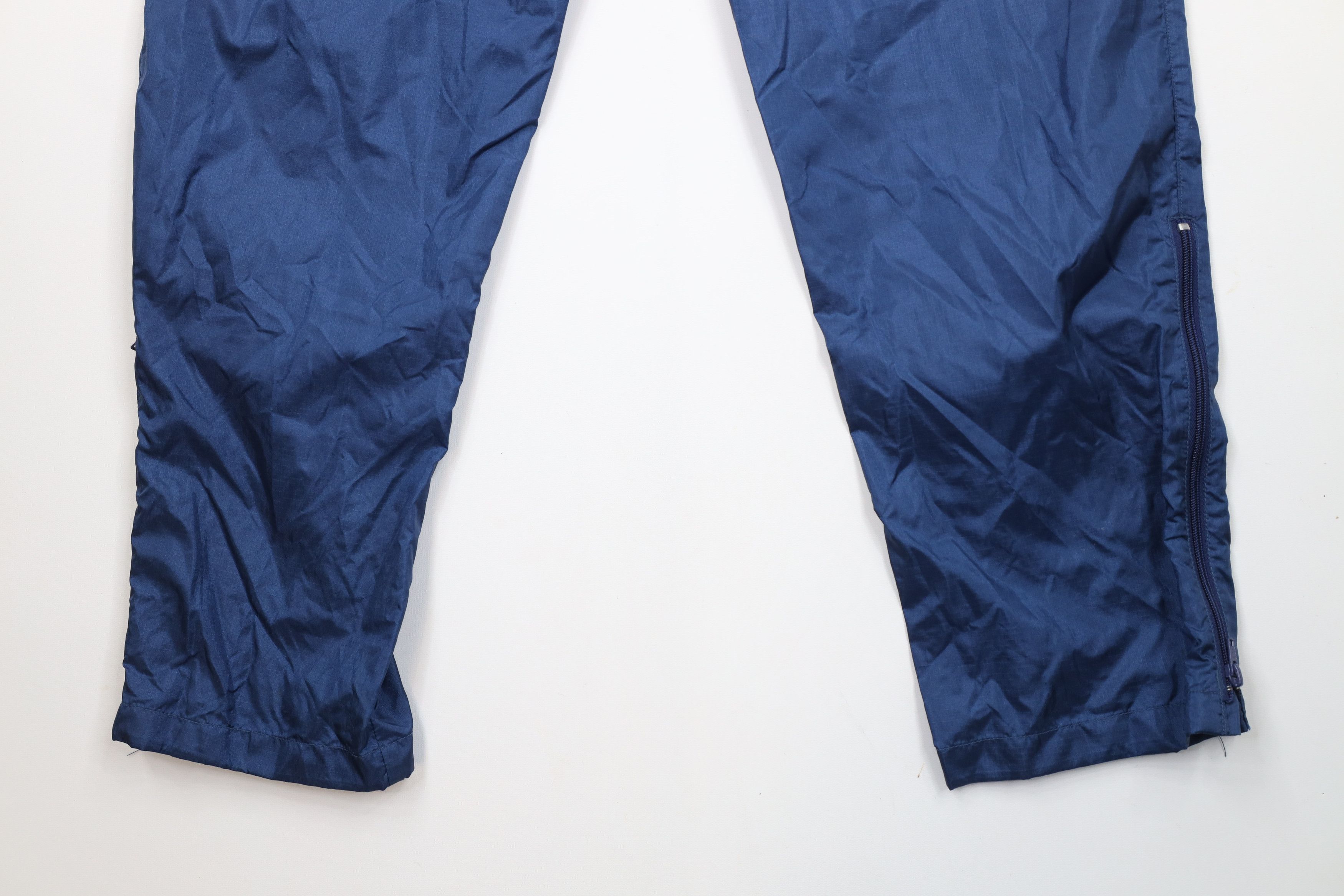 Eddie Bauer × Vintage Vintage 90s Eddie Bauer Windbreaker Rain Pants Navy Blue Size US 32 / EU 48 - 12 Thumbnail