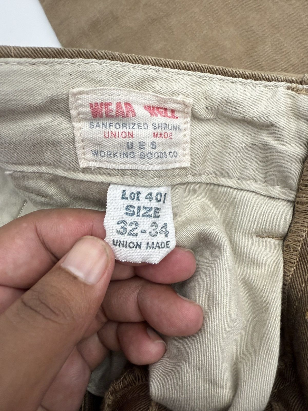 Japanese Brand × Kapital “Legacy in Every Stitch Union Made Wear Well Navy Type Khaki Size US 32 / EU 48 - 8 Thumbnail