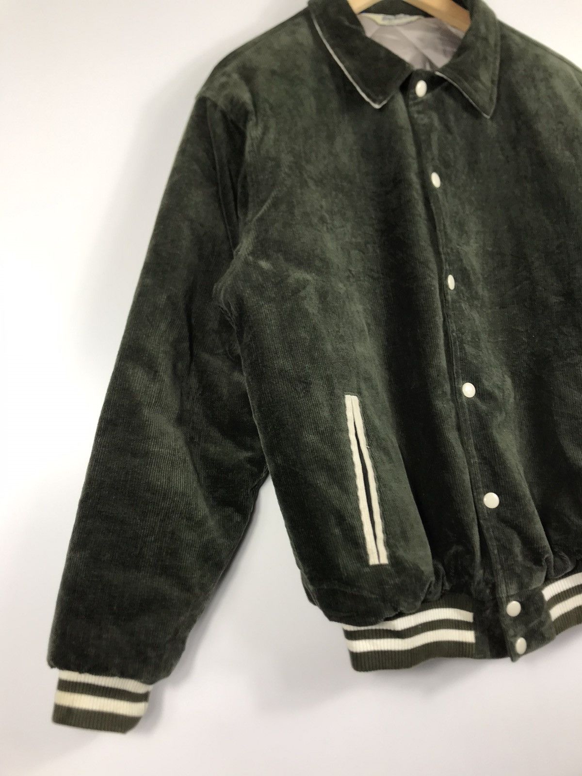 Vintage ⚡️Vintage Backers Corduroy Varsity Jacket Size US L / EU 52-54 / 3 - 3 Thumbnail