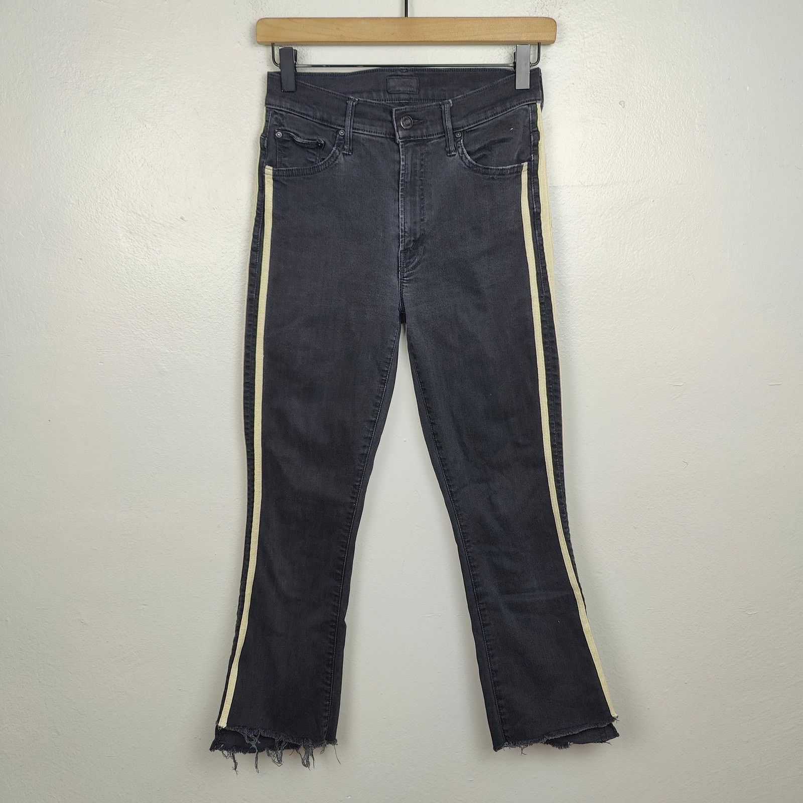 MOTHER Mother Denim The Insider Crop Step Fray Jeans Womens 26 Size 26" / US 2 / IT 38 - 1 Thumbnail