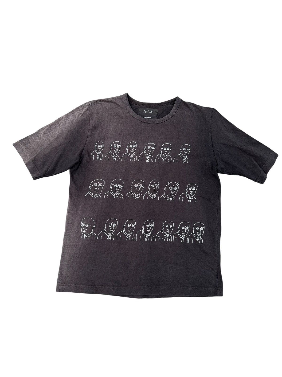 agnes b. Thrashed Agnes B x Mike Lash Pop Art SunFaded Shirt Size US M / EU 48-50 / 2 - 3 Thumbnail