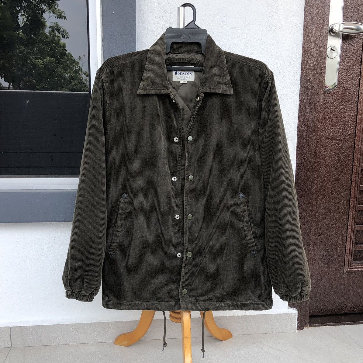 Vintage VTG Houston US Marine Corps Military Conduray Coach Jacket Size US XL / EU 56 / 4 - 12 Thumbnail