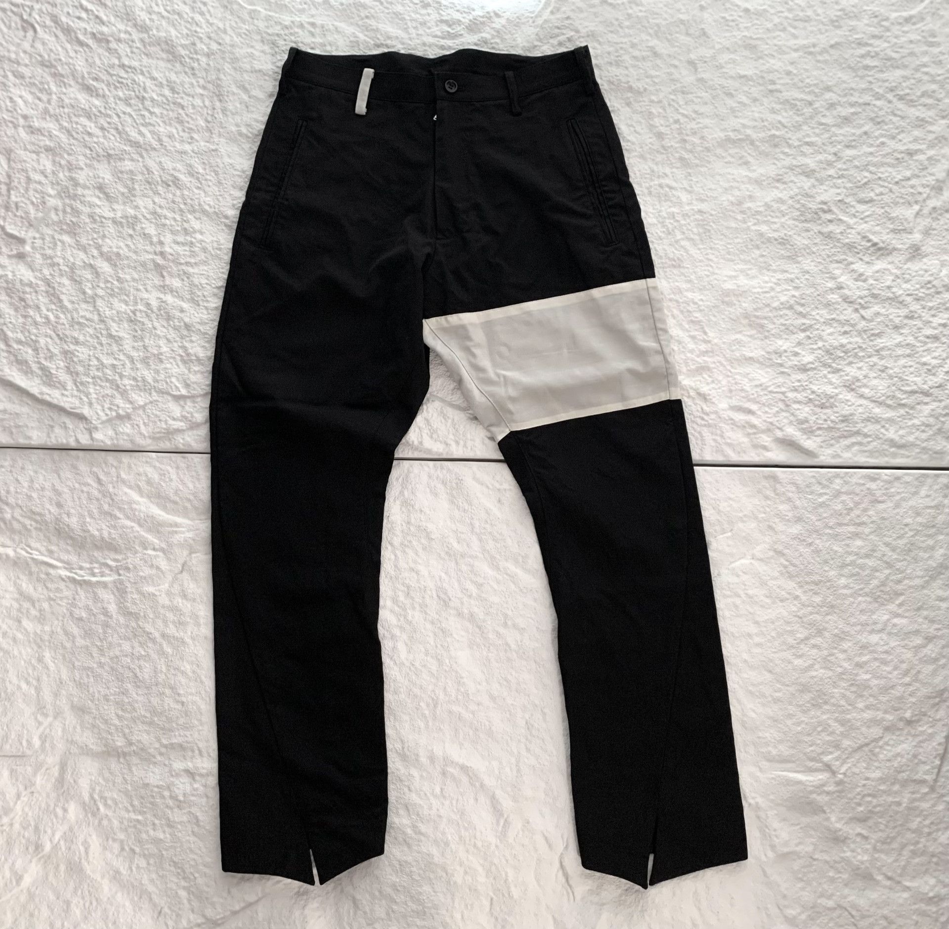 Sulvam Sulvam 3D Tailored Split Hem Trousers Size US 26 / EU 42 - 1 Thumbnail