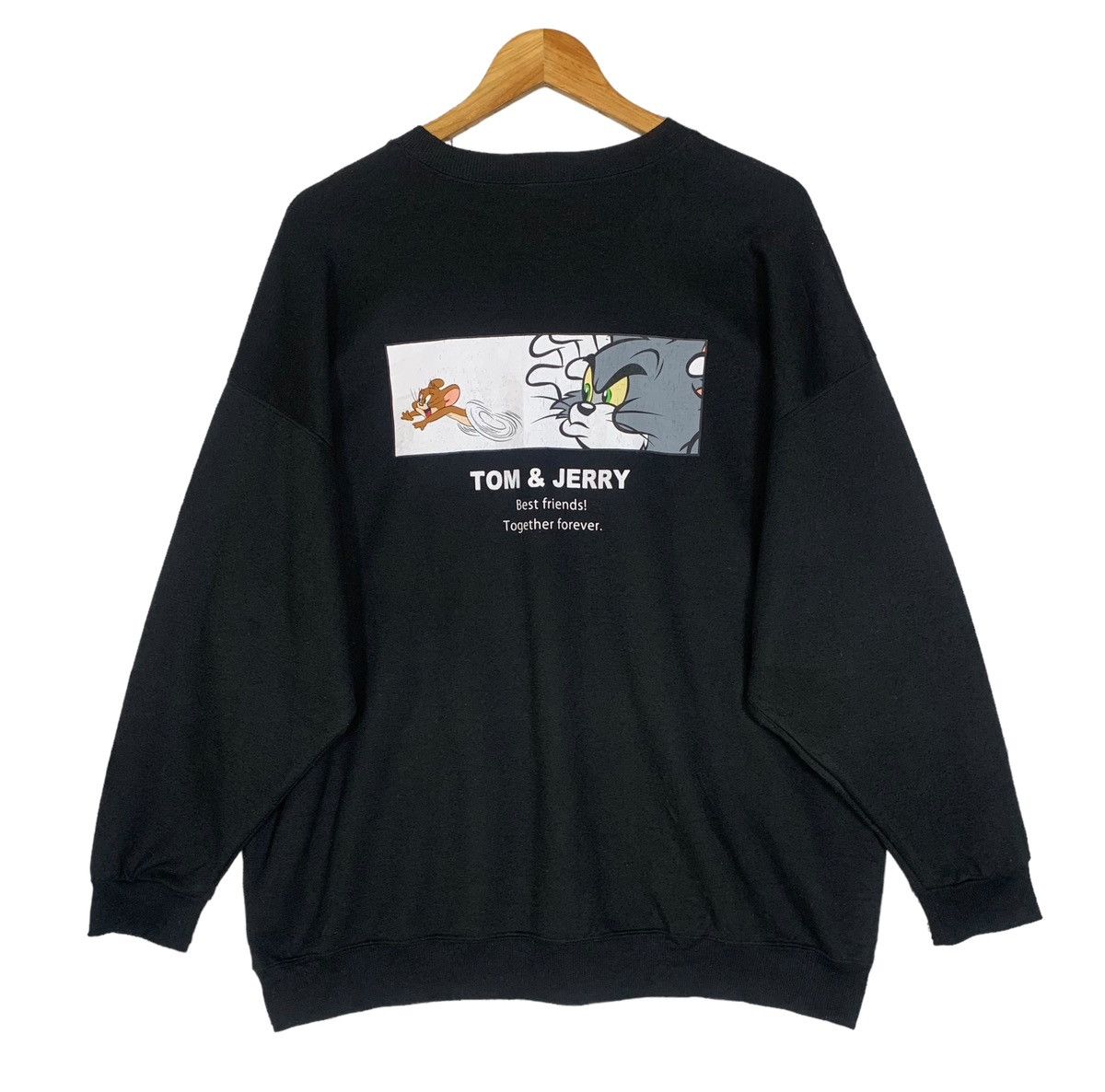 Tom and Jerry Cartoon Network Back Logo Crewneck Sweatshirt