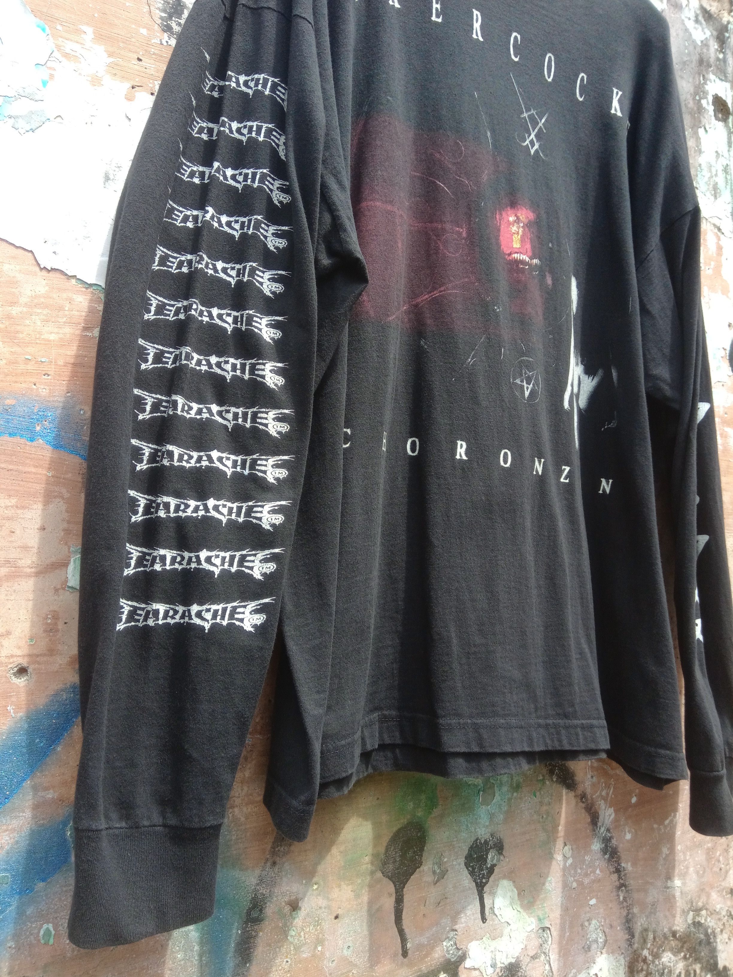 Band Tees × Vintage Vintage '00s Akercocke Choronzon LS shirt rare Size US XL / EU 56 / 4 - 3 Thumbnail