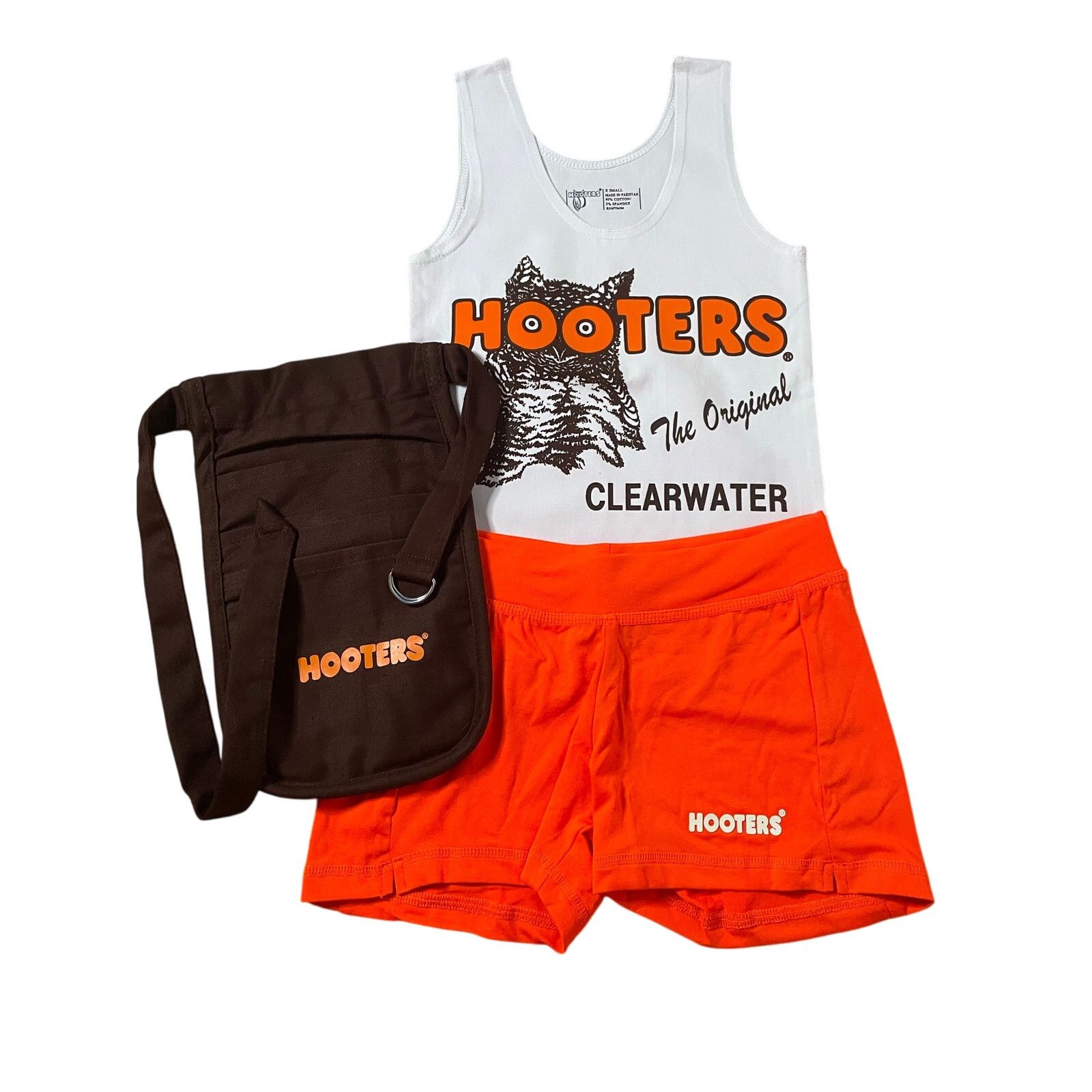 Other New Hooters Tank Shorts Pouch Name Tag Socks Pantyhose Xs Size XS / US 0-2 / IT 36-38 - 5 Thumbnail