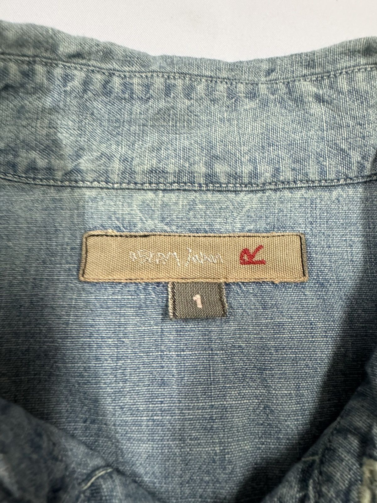 45rpm Vtg🔥45Rpm Washes Indigo Western Shirt Size US S / EU 44-46 / 1 - 15 Thumbnail