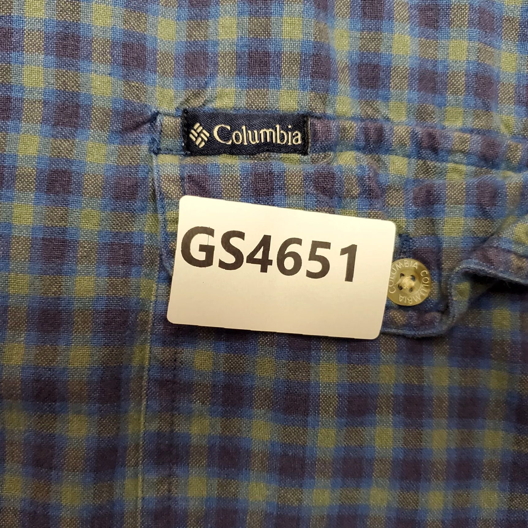 Vintage Columbia Shirt Men XXL Blue Plaid 100% Cotton Flannel Outdoor Long Sleeve Casual Size US M / EU 48-50 / 2 - 7 Thumbnail