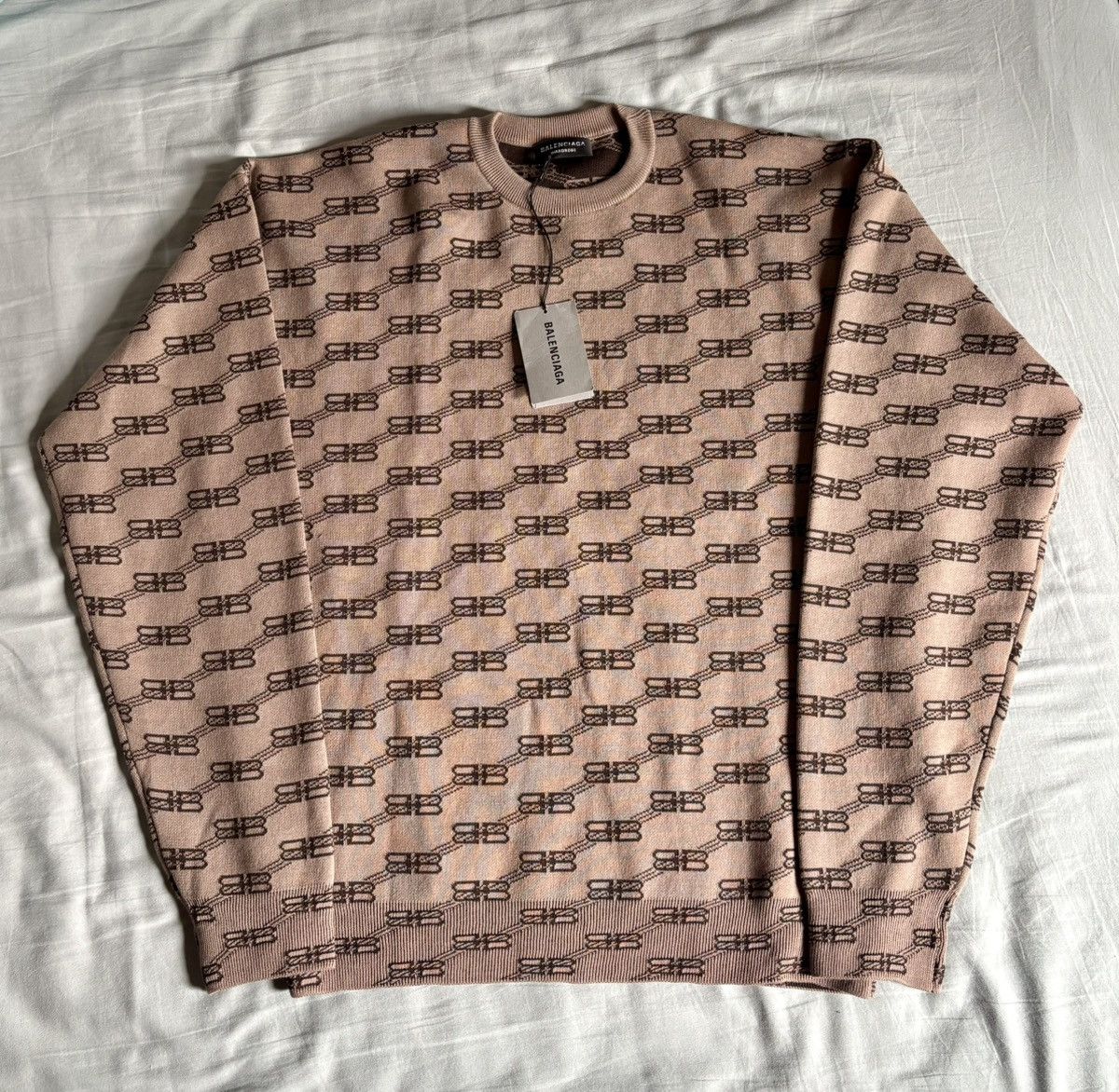 Balenciaga Balenciaga BB Monogram Knit Crewneck Size US M / EU 48-50 / 2 - 2 Thumbnail