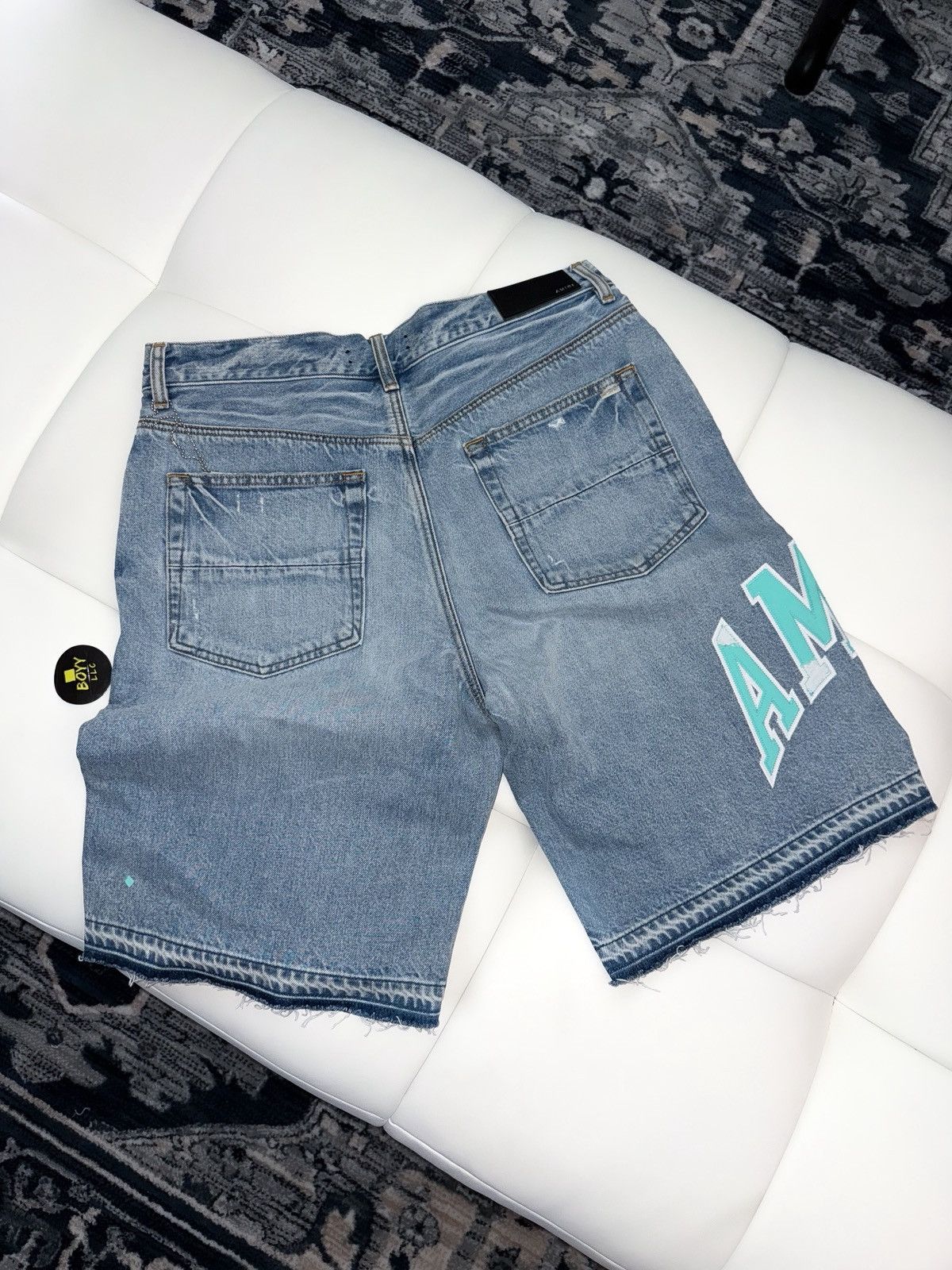 Amiri Amiri patch logo shorts Size US 33 - 2 Thumbnail