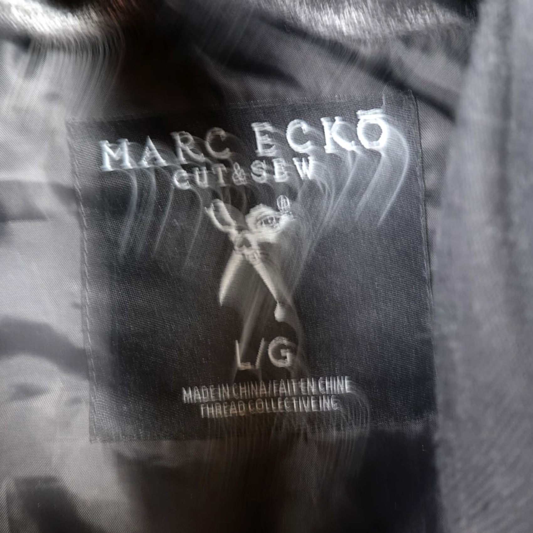 Marcs VINTAGE Marc Ecko Unltd Vest Mens L Gray Quilted Zip Hoodie Bomber Jacket Grunge Skate Hip Hop Hipster Outdoor Preppy All Seasons Hooded Pockets Size US L / EU 52-54 / 3 - 5 Thumbnail