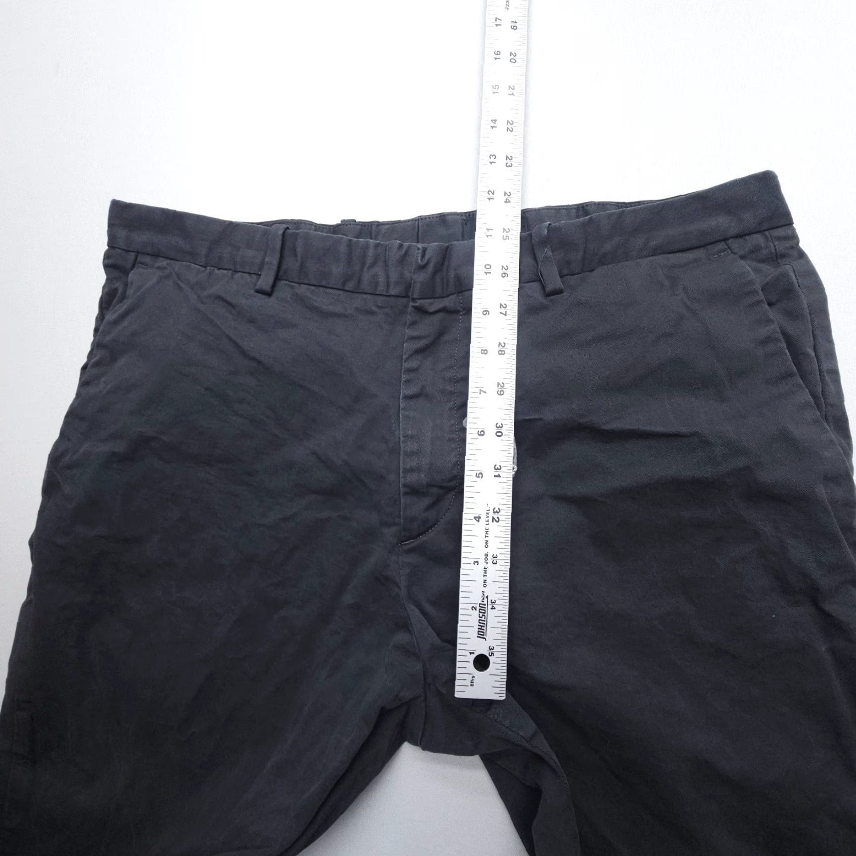 Theory Theory Chino Pants Mens 36 Black Cotton Twill Regular Straight 29" Inseam Jeans/Chinos Size US 36 / EU 52 - 5 Thumbnail