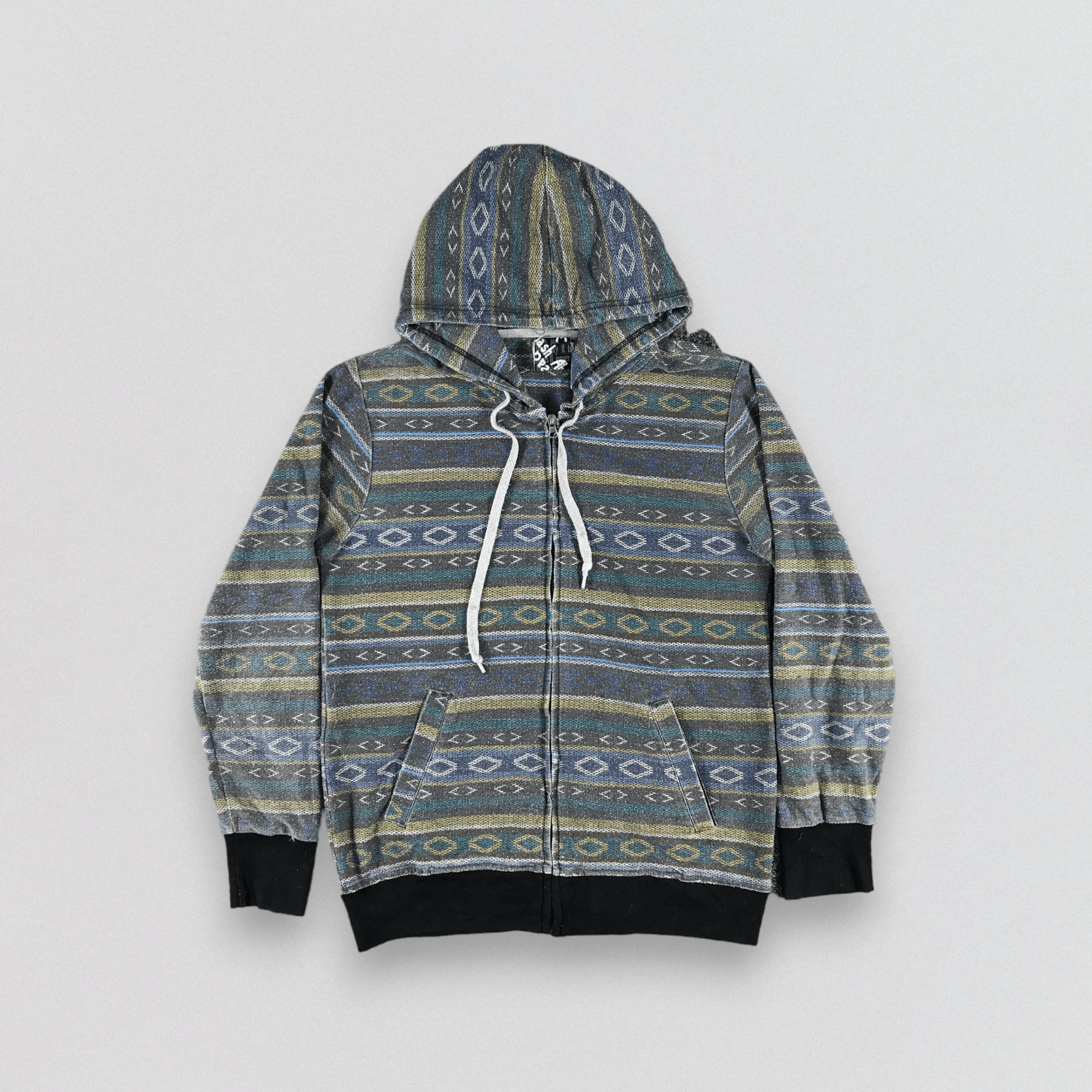 Japanese Brand Navajo Native Zip Pullover Hoodie F228 Size US M / EU 48-50 / 2 - 1 Thumbnail