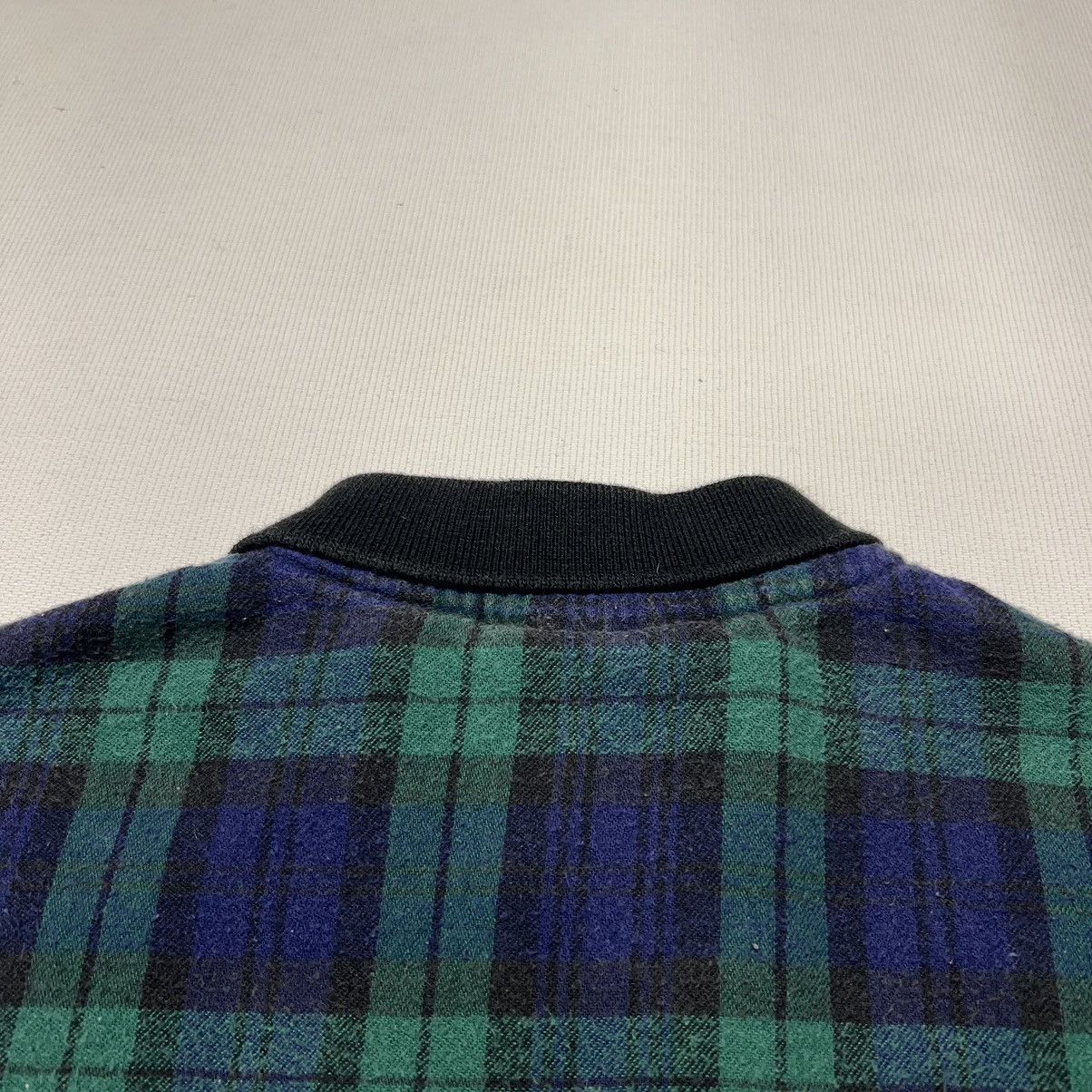 The Vermont Flannel Company × Vintage VTG The Vermont Flannel Company Polo Shirt Green Plaid Size US M / EU 48-50 / 2 - 11 Thumbnail