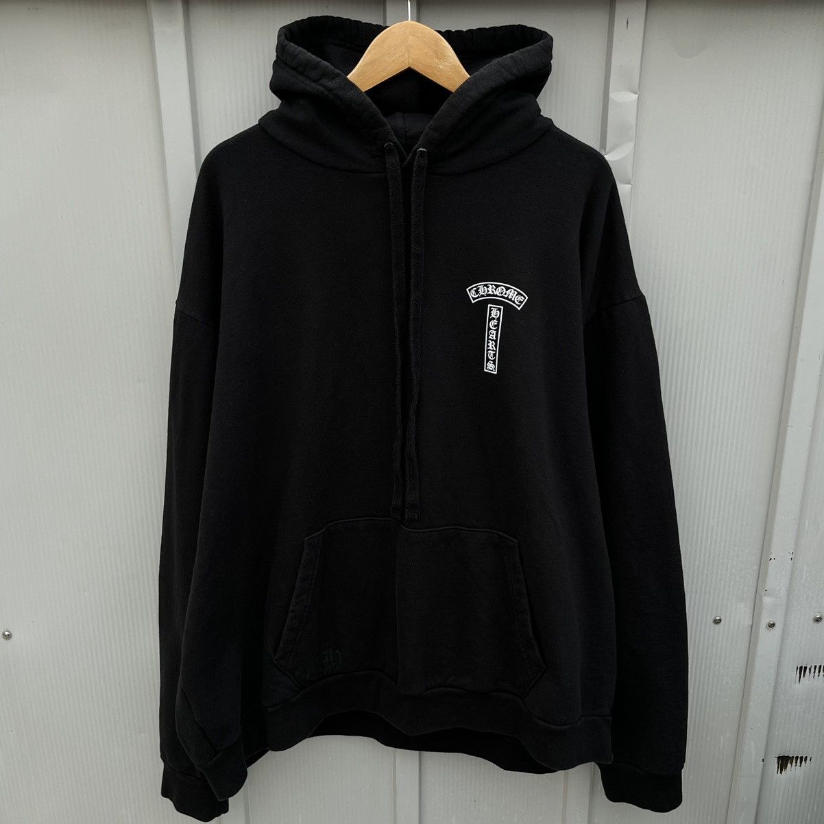 Chrome Hearts × Designer SS24 Chrome Hearts USA Shoulder Logo Black Hoodie Sz XXL Size US XXL / EU 58 / 5 - 11 Thumbnail
