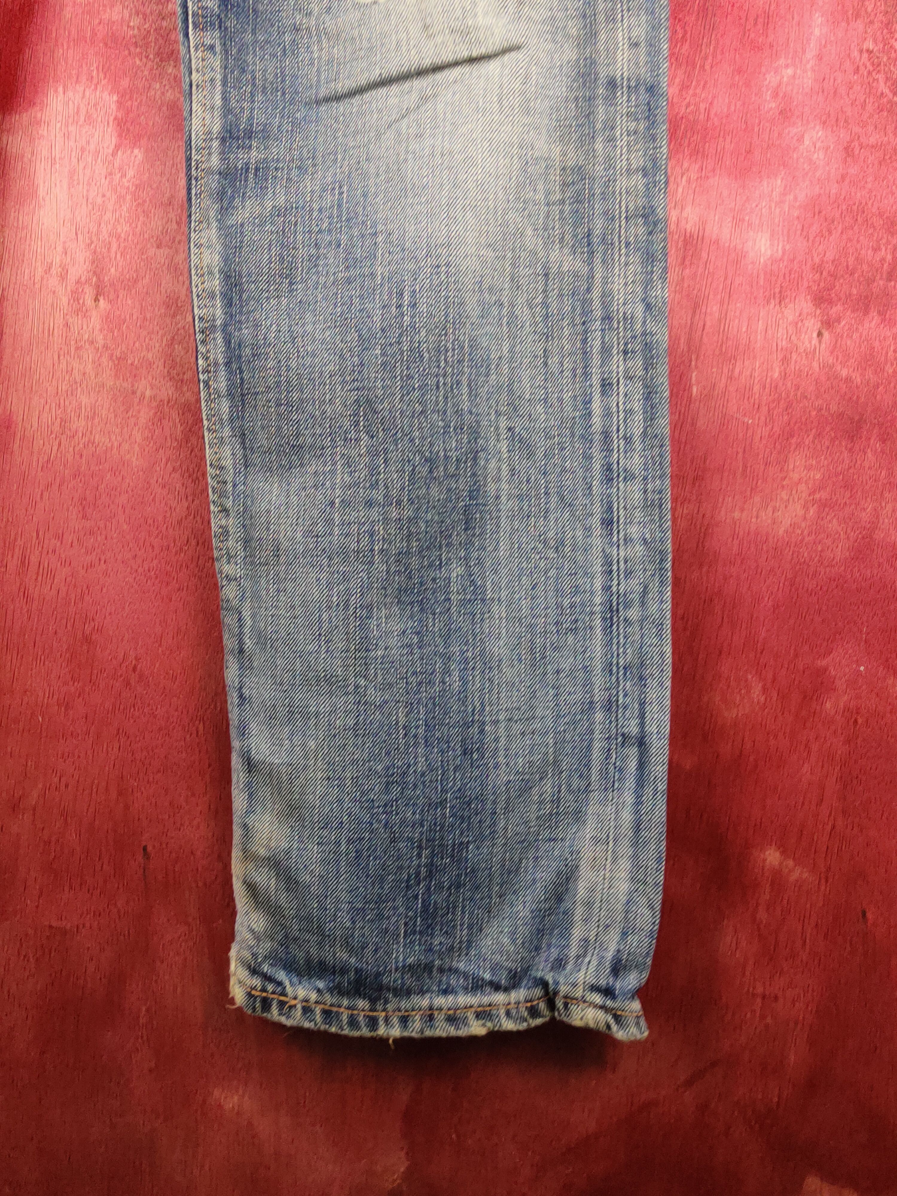 Edwin Edwin Blue Faded Distressed Ripped Jeans #S2333 Size US 28 / EU 44 - 7 Thumbnail