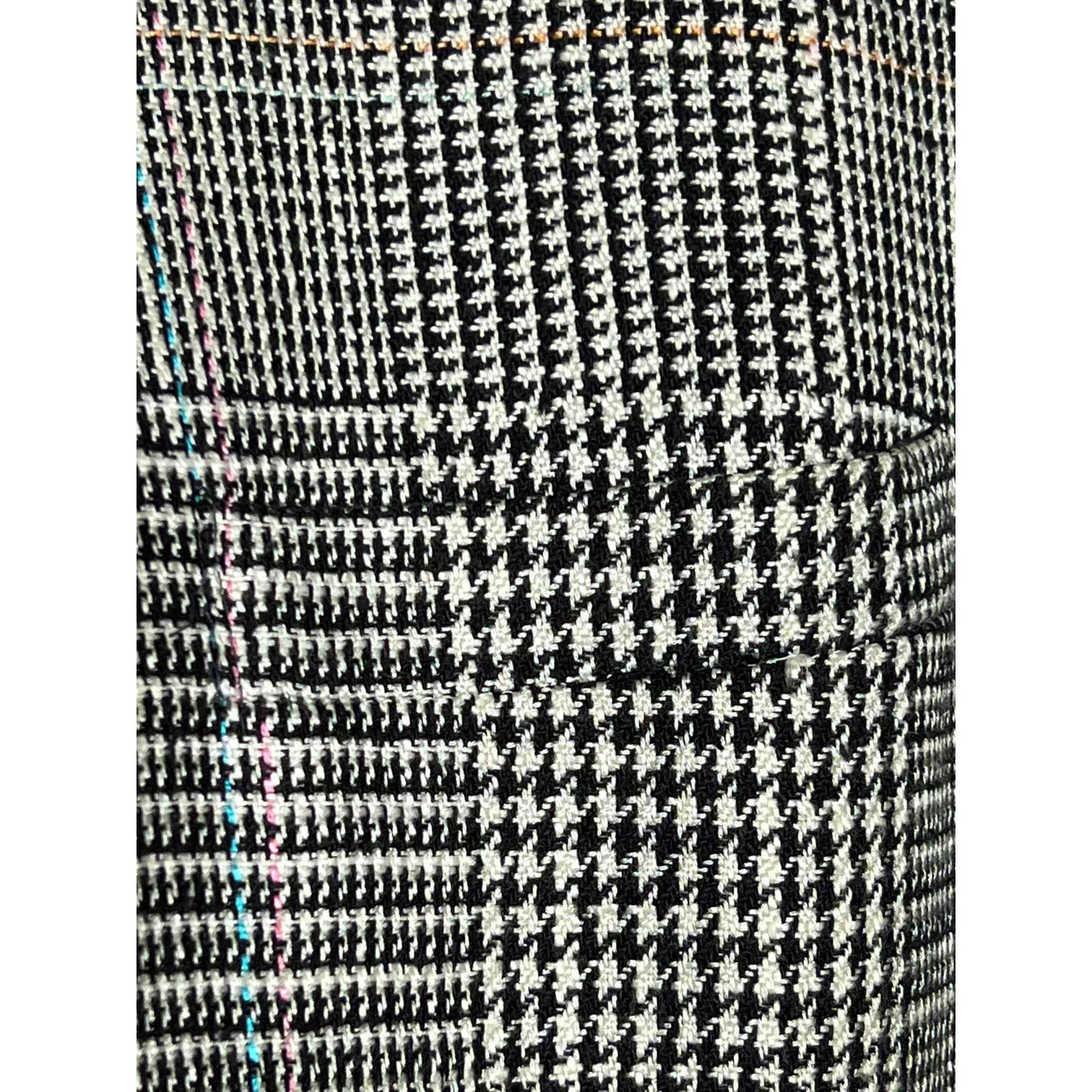 Other Austin Manor Black Silver Tweed Blazer Coat Jacket Size 40L Size 40L - 6 Thumbnail