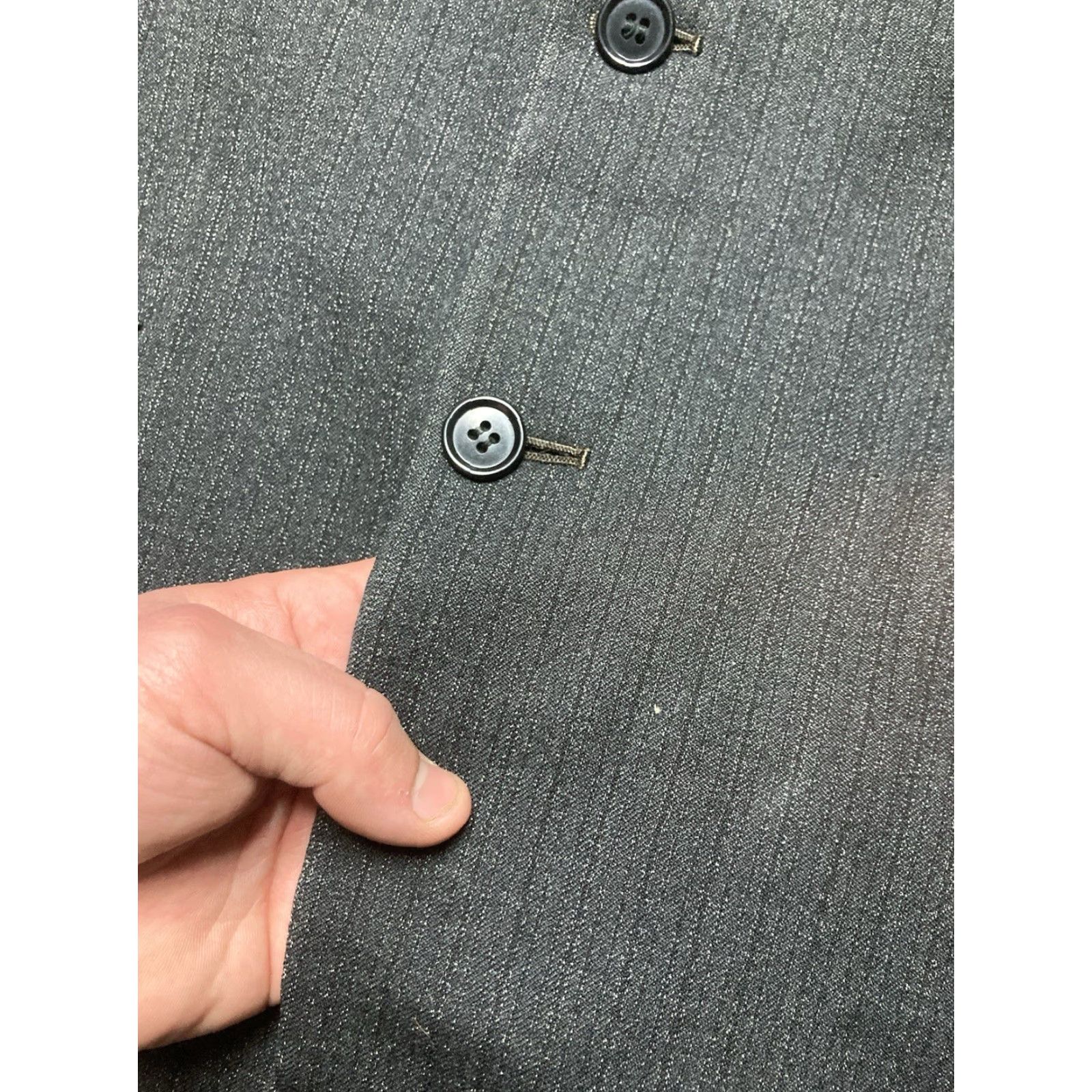 Vintage VINTAGE Richman Brothers 2 Piece Suit Single-Breasted Black 38 Mens Rockabilly 1950s Size 38R - 3 Thumbnail