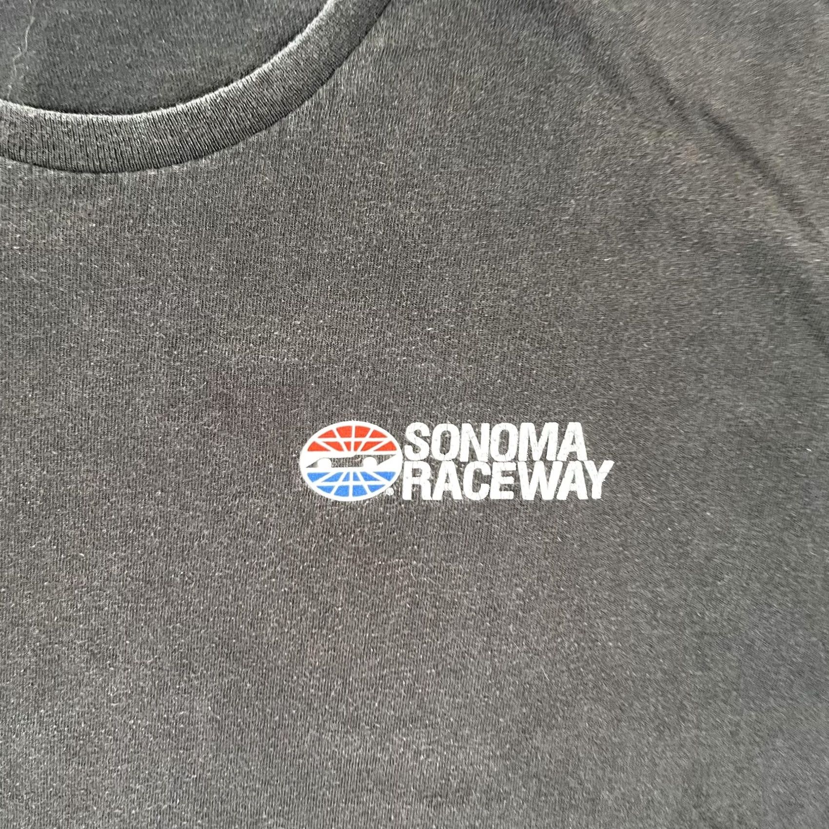 Vintage VINTAGE? No. Sonoma Raceway T-Shirt Mens Medium Black Track Map Est 1968 Racing Tee Size US M / EU 48-50 / 2 - 3 Thumbnail