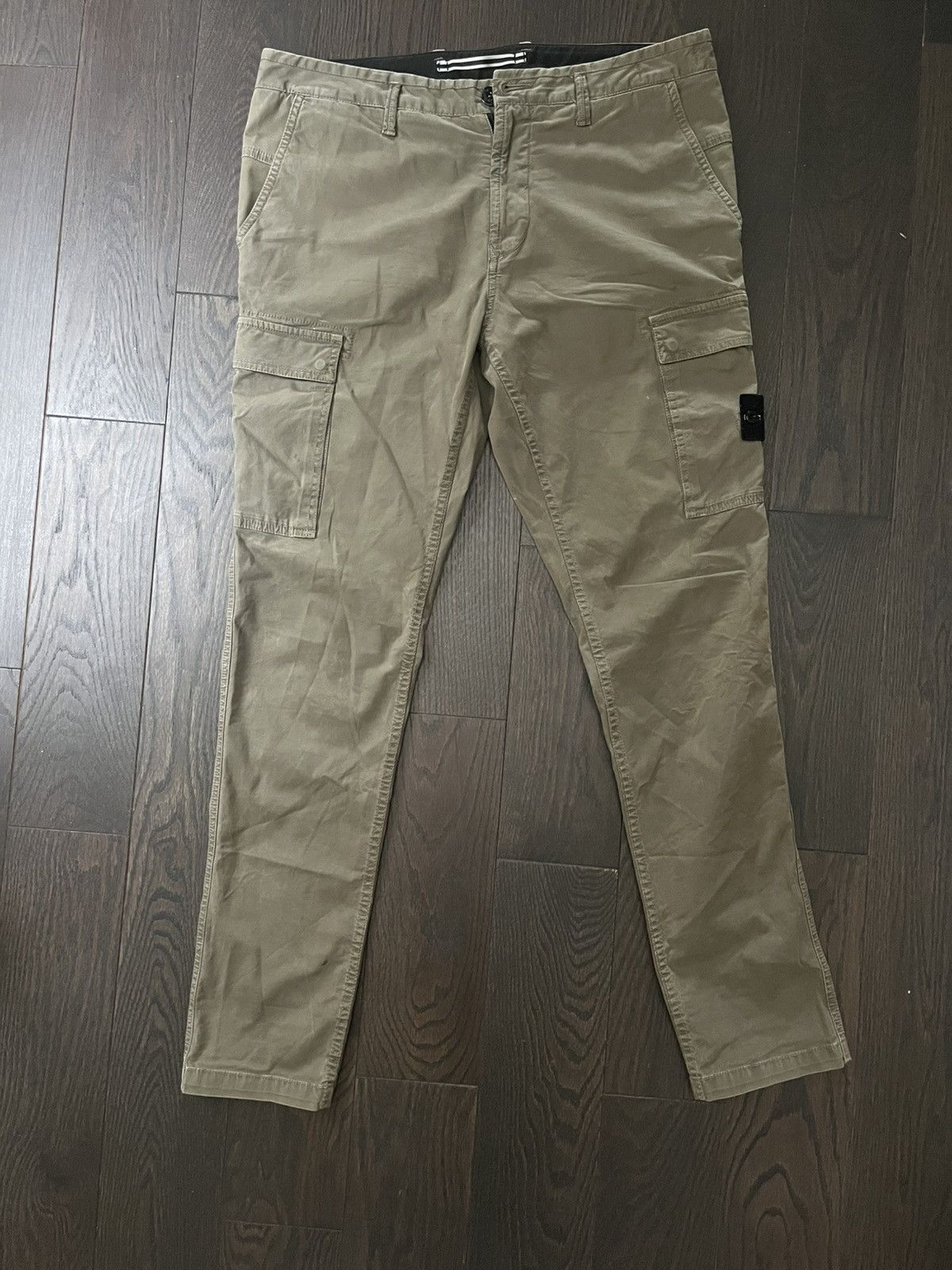 Stone Island Stone Island Slim Olive Cargo Pants Size US 34 / EU 50 - 4 Thumbnail