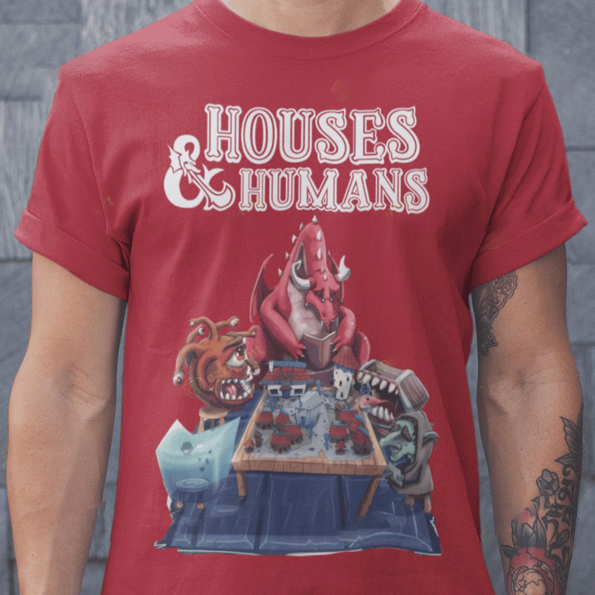 Designer × Vintage Houses and Humans T-Shirt Size US S / EU 44-46 / 1 - 1 Thumbnail