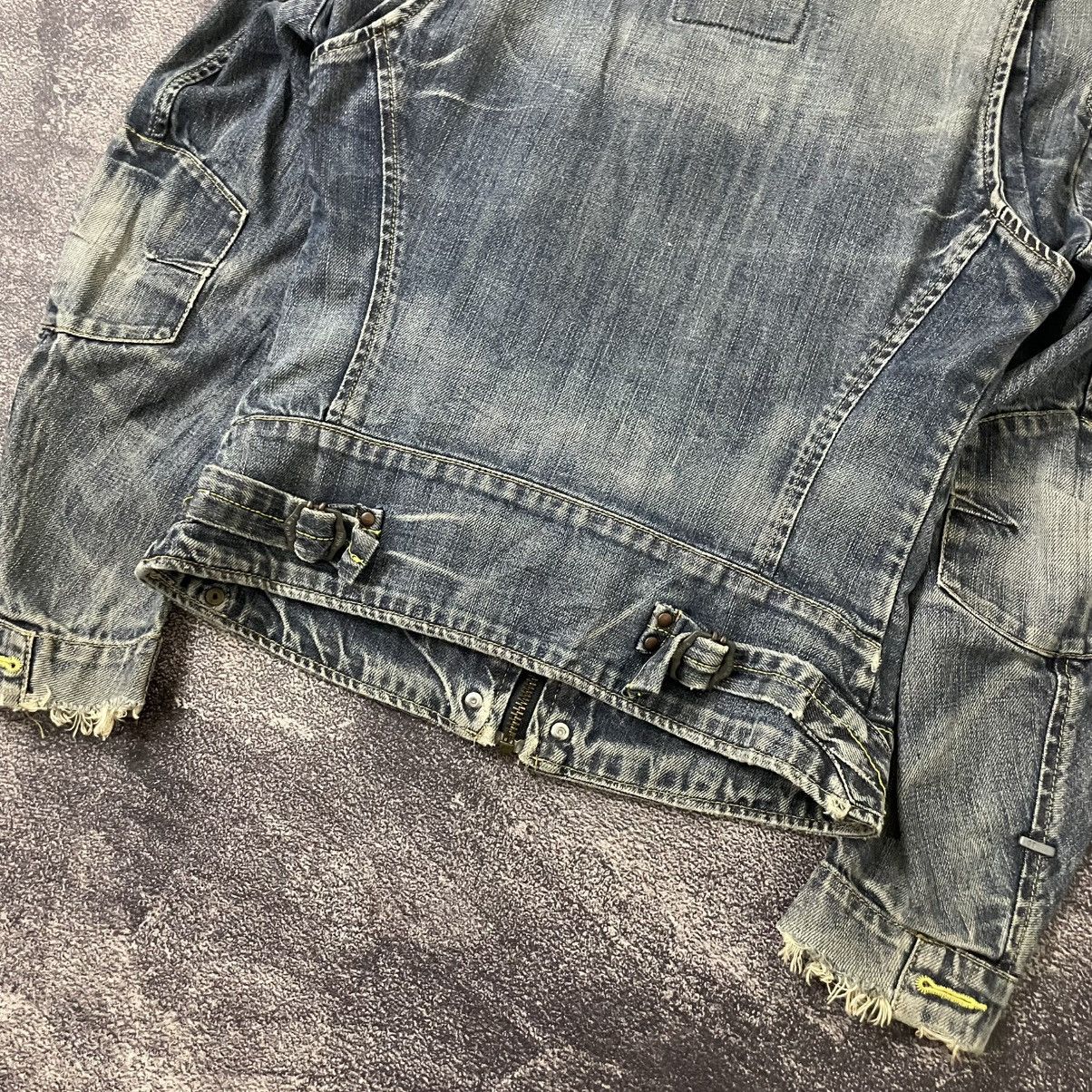 If Six Was Nine × Le Grande Bleu (L.G.B.) 🔥 NEED GONE 🔥Gstar biker denim raw jacket Size S / US 4 / IT 40 - 5 Thumbnail