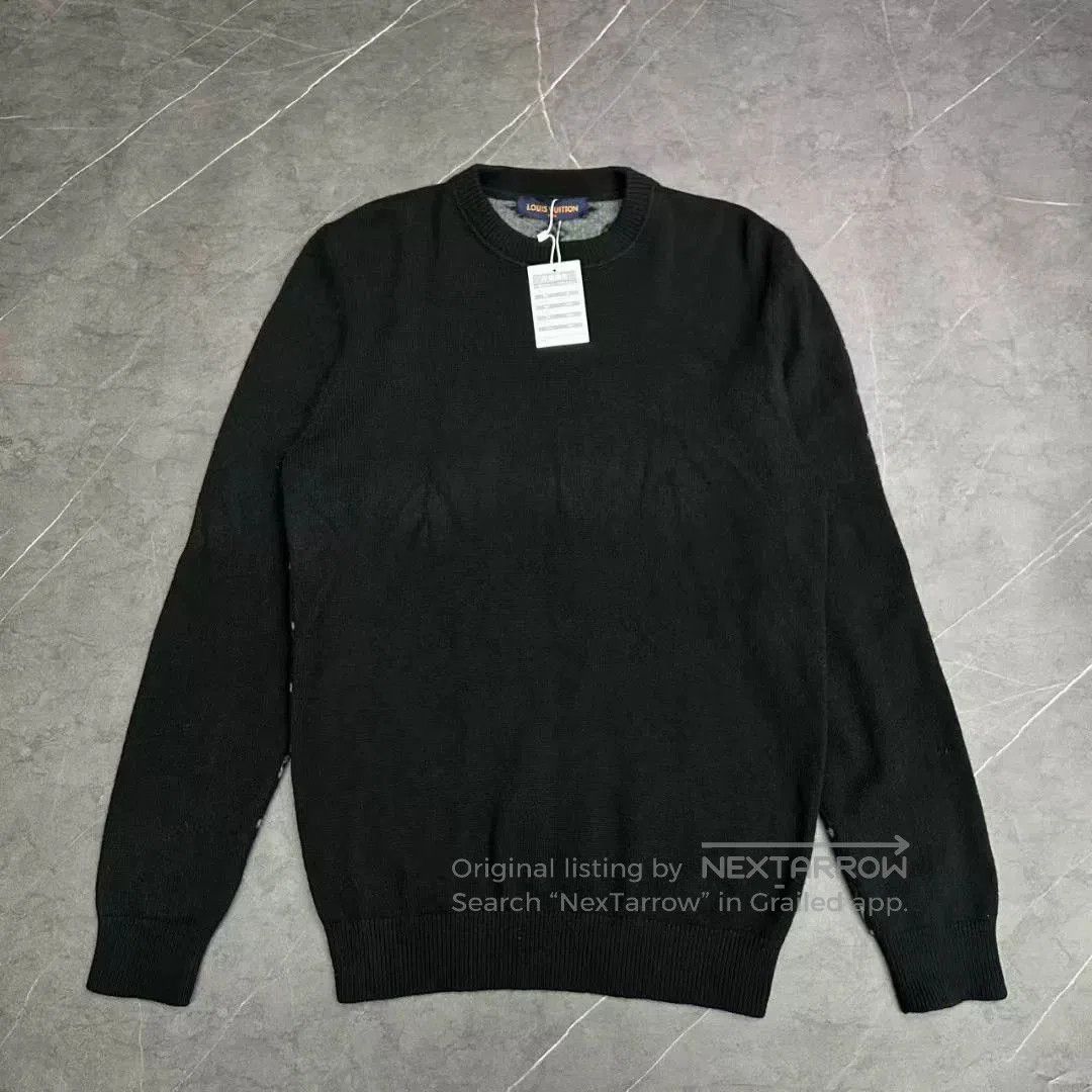 Louis Vuitton louis vuitton logo knit cashmere sweater. Size US XL / EU 56 / 4 - 2 Thumbnail