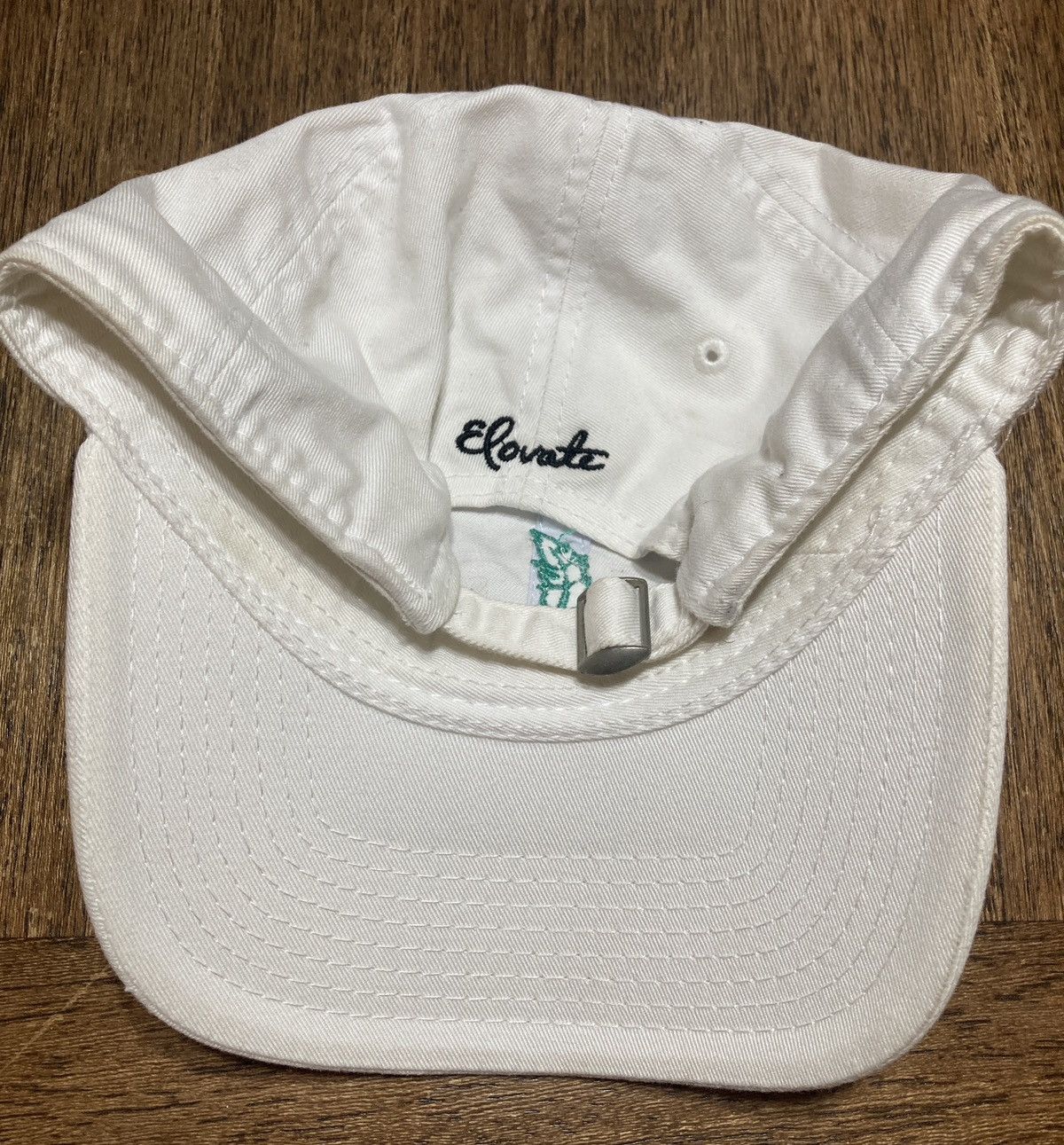 Vintage Elovate feather logo strap back baseball hat by Decky Size ONE SIZE - 3 Thumbnail