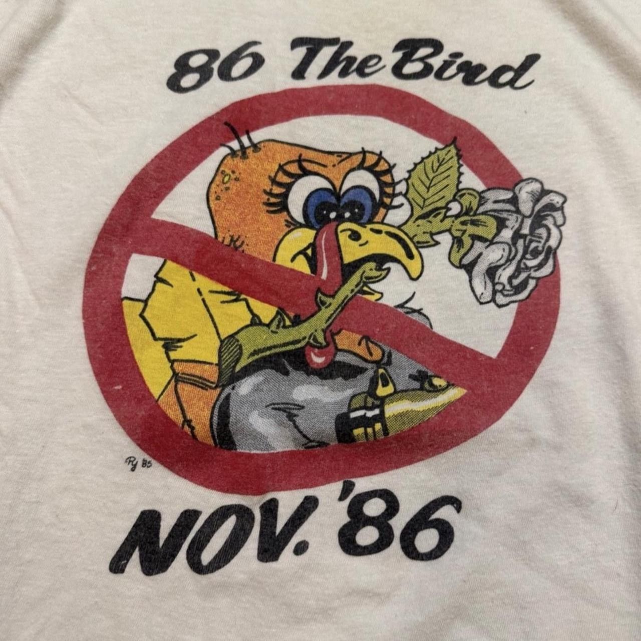 Other Vintage 1985 "86 The Bird" Distressed Political Tee Size US L / EU 52-54 / 3 - 2 Thumbnail