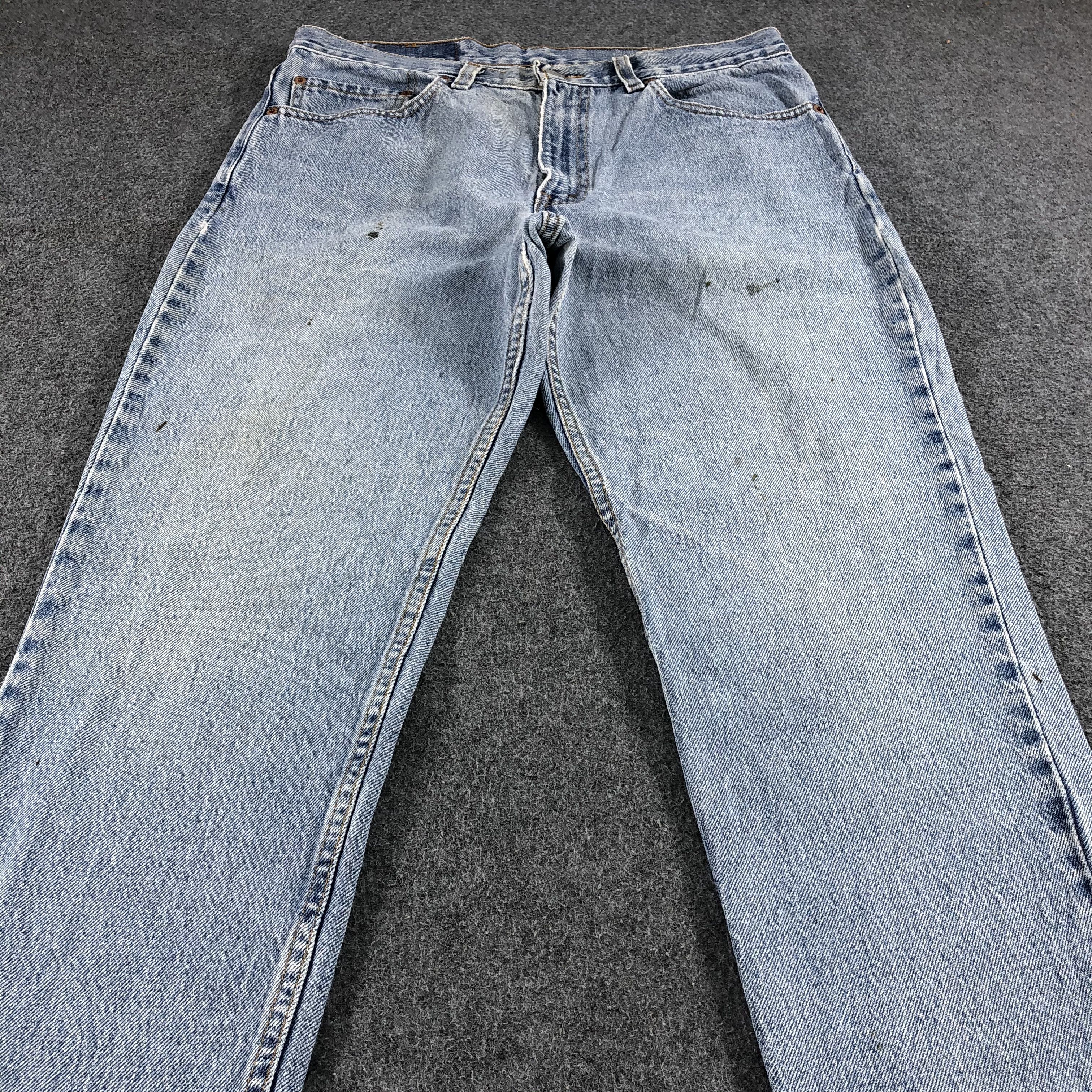 Levi's Vintage 90s Light Wash Levis 512 Jeans-J1217 Size US 33 - 3 Thumbnail