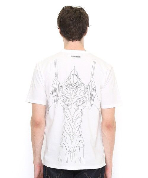 Anime Evangelion X Design Graniph Store Anime Mecha Backhitt Tee Size US L / EU 52-54 / 3 - 1 Thumbnail