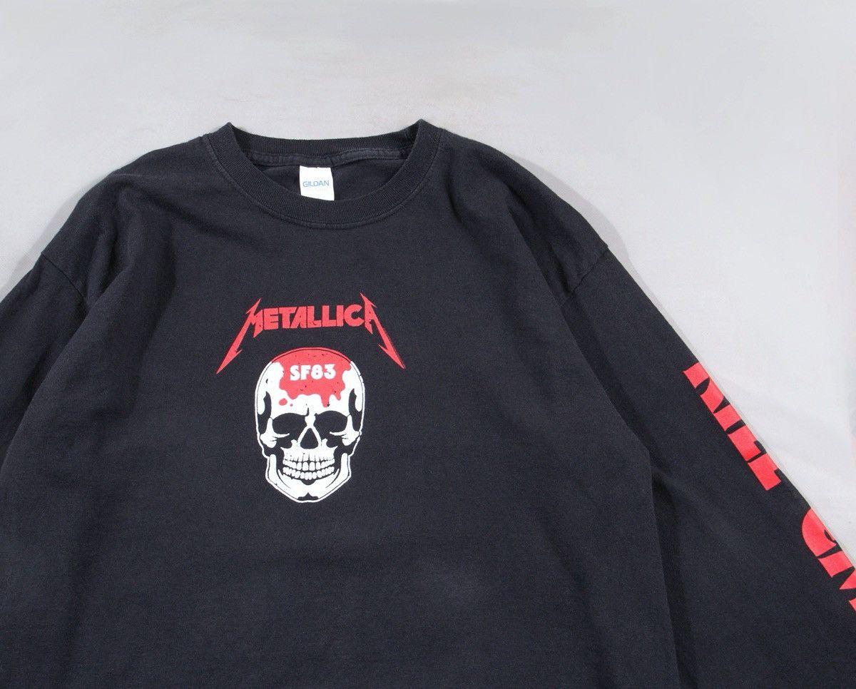 Metallica Metallica Vintage Black Shirt Longsleeve Rock Tour USA XL Size US XL / EU 56 / 4 - 3 Thumbnail