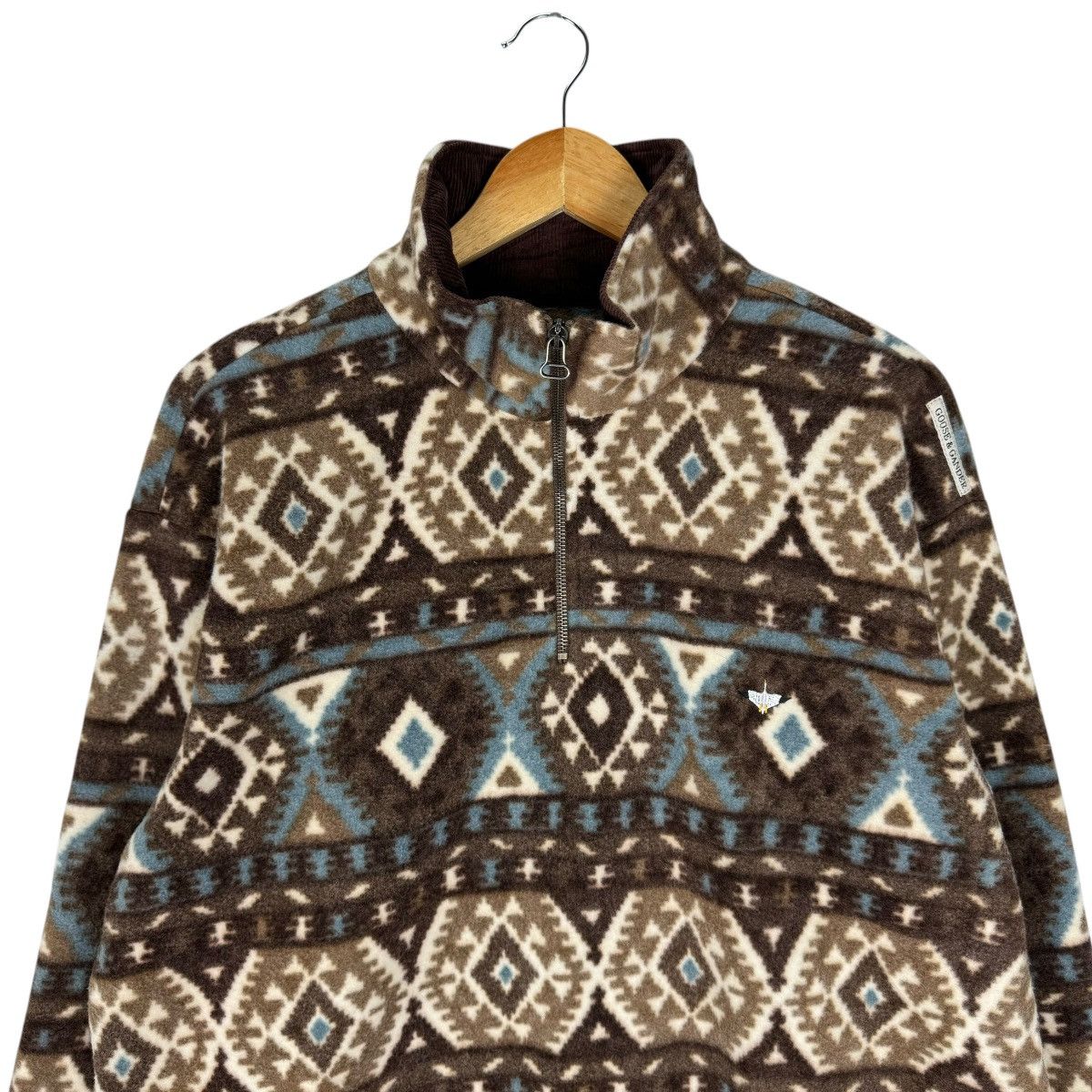 Native ❄️GOOSE & GANDER HALF ZIP FLEECE NATIVE JACKET Size US S / EU 44-46 / 1 - 3 Thumbnail