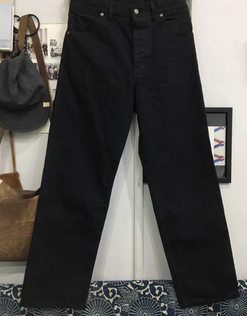 image of Visvim 22Ss Ict Hakama Pants Cmyk Blk Kendo Black Jeans, Men's (Size 40)